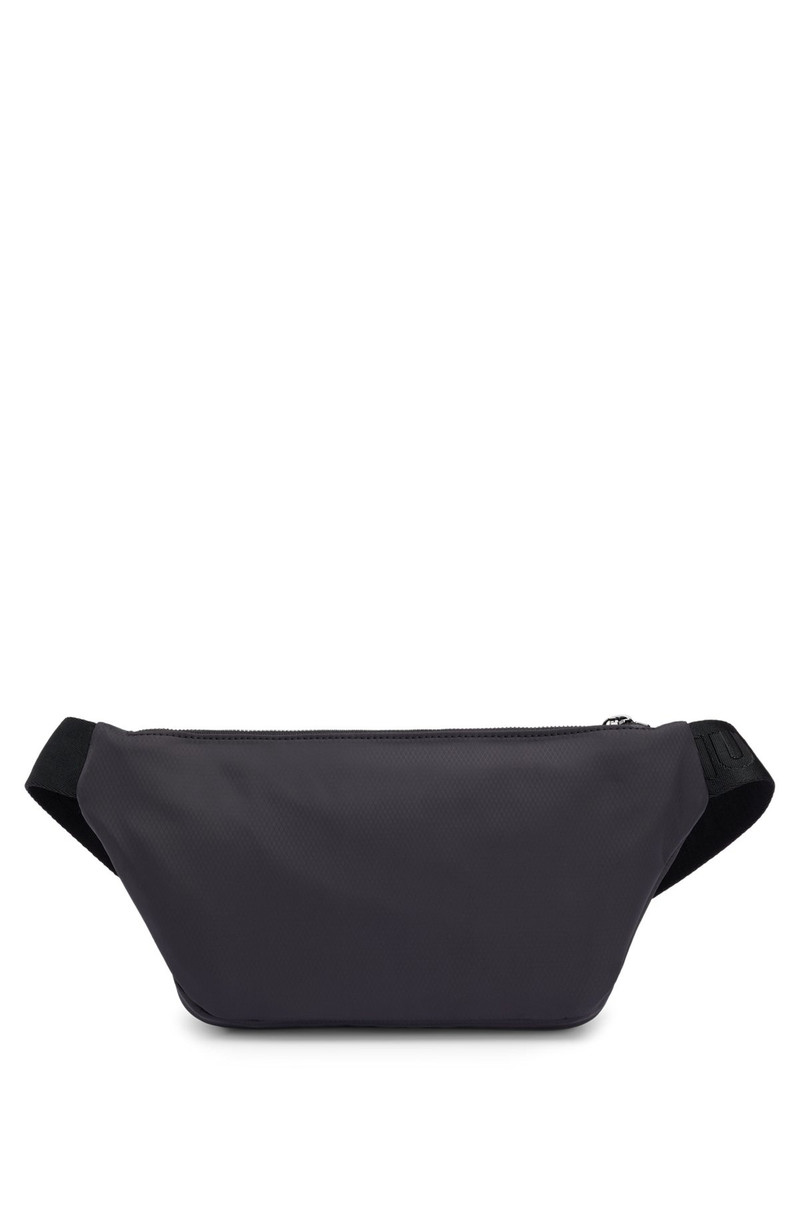 BELT BAG WITH CONTRAST LOGO AND MESH OVERLAY 1