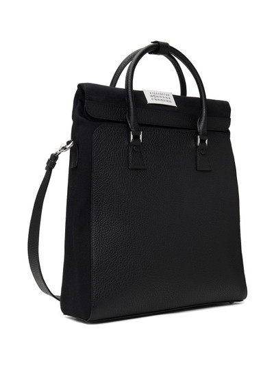 Maison Margiela Black 5AC Daily Vertical Tote outlook
