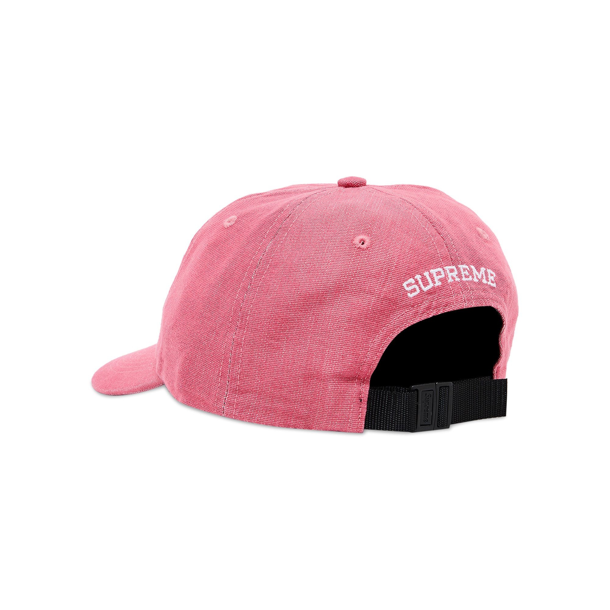 Supreme Cordura Denim Small Box 6-Panel 'Pink' - 3