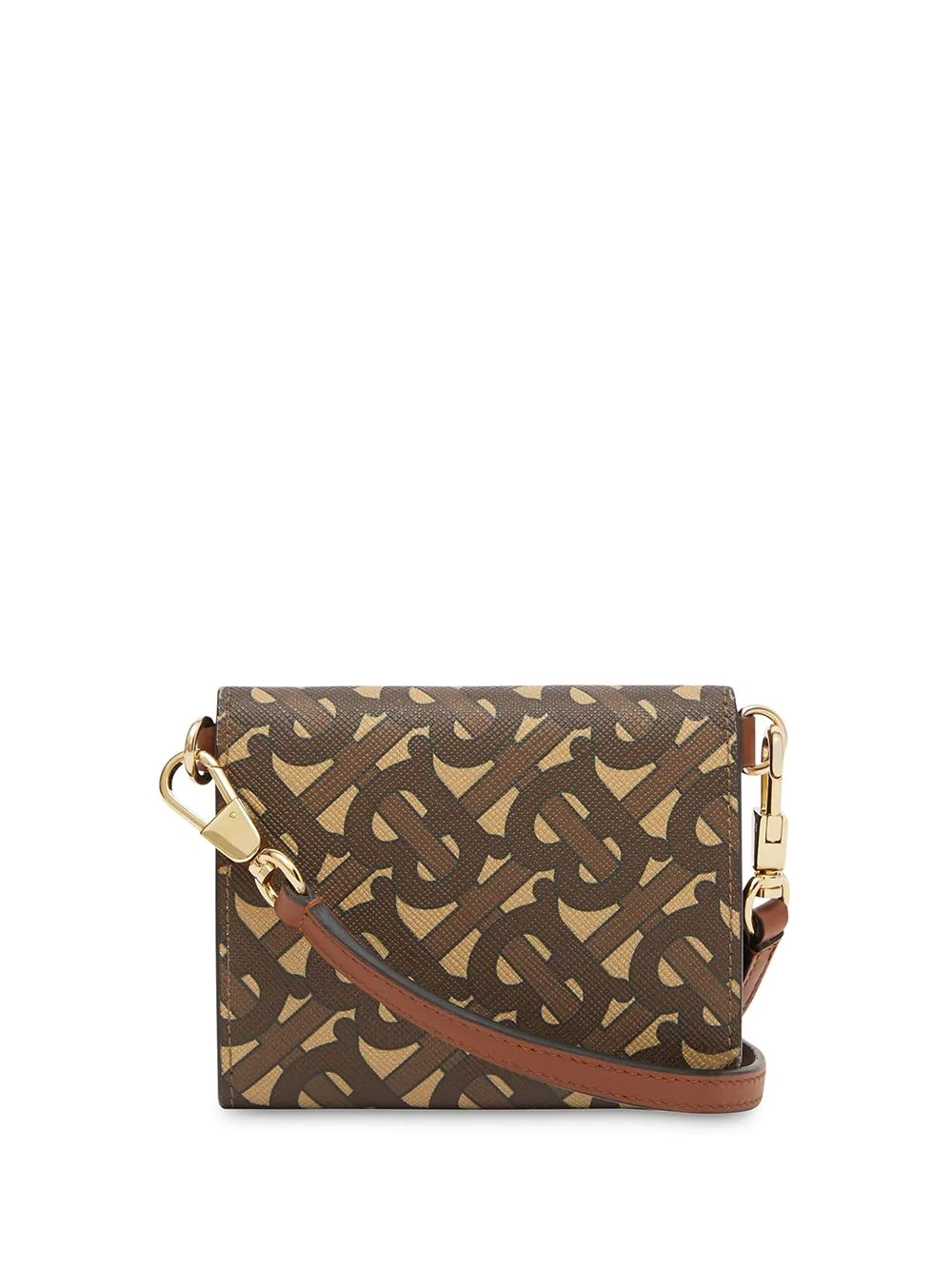 Monogram-print detachable-strap wallet - 2