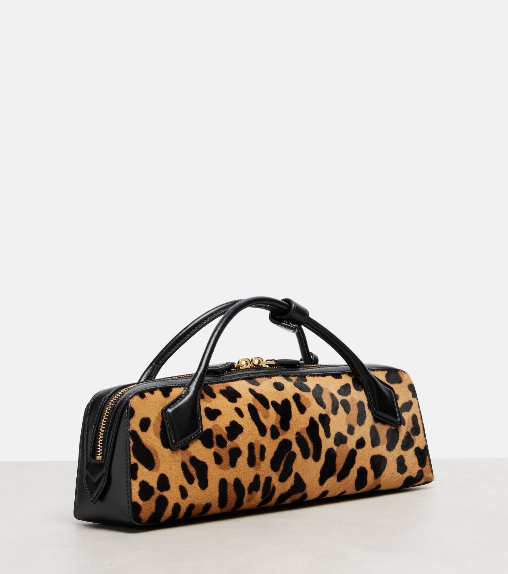 Le Teckel calf hair clutch - 4