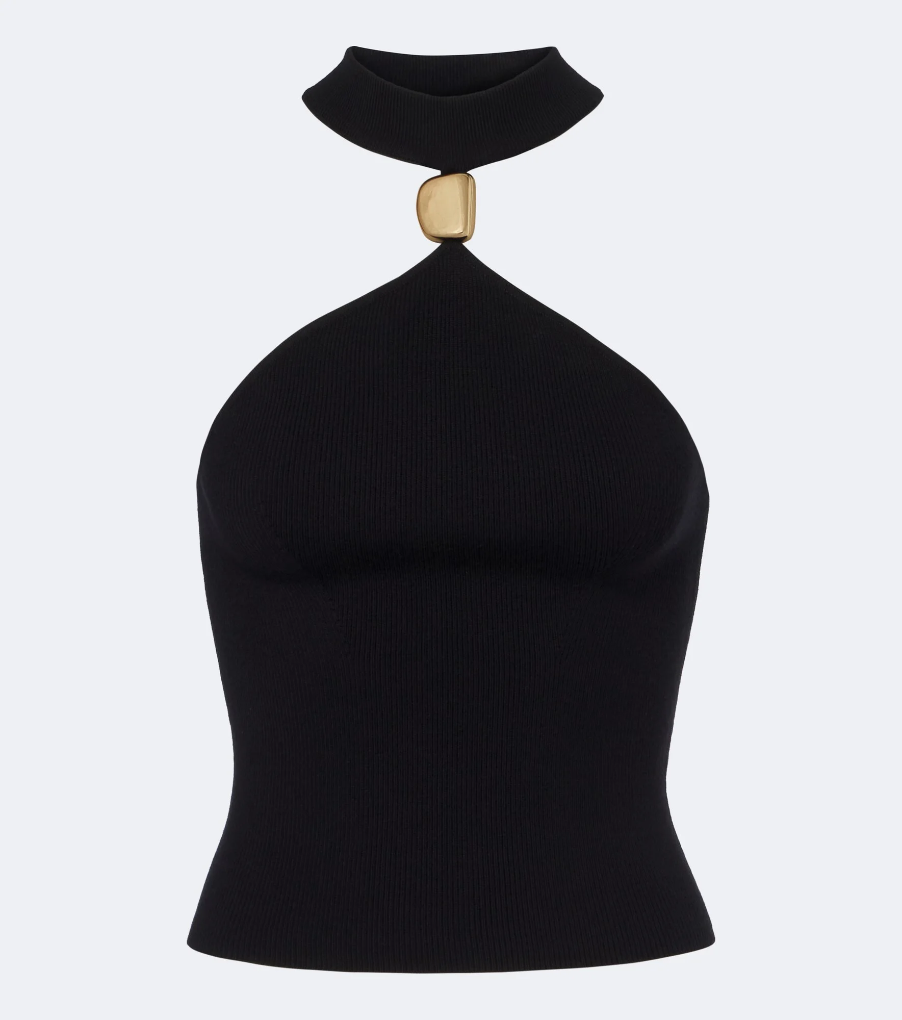 Renlen embellished halterneck wool top - 1