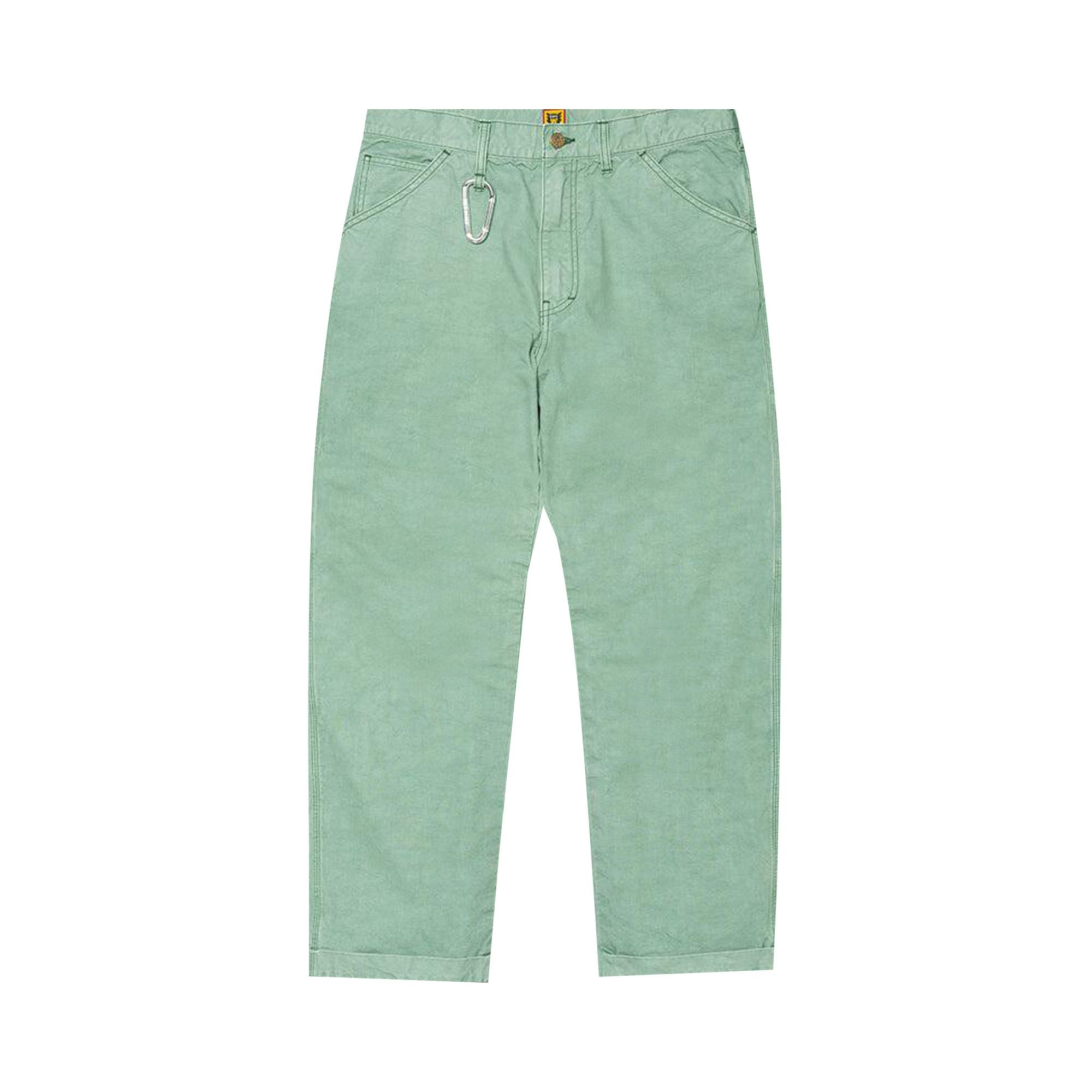 Human Made Garment Dyed Painter Pants 'Green' - 1
