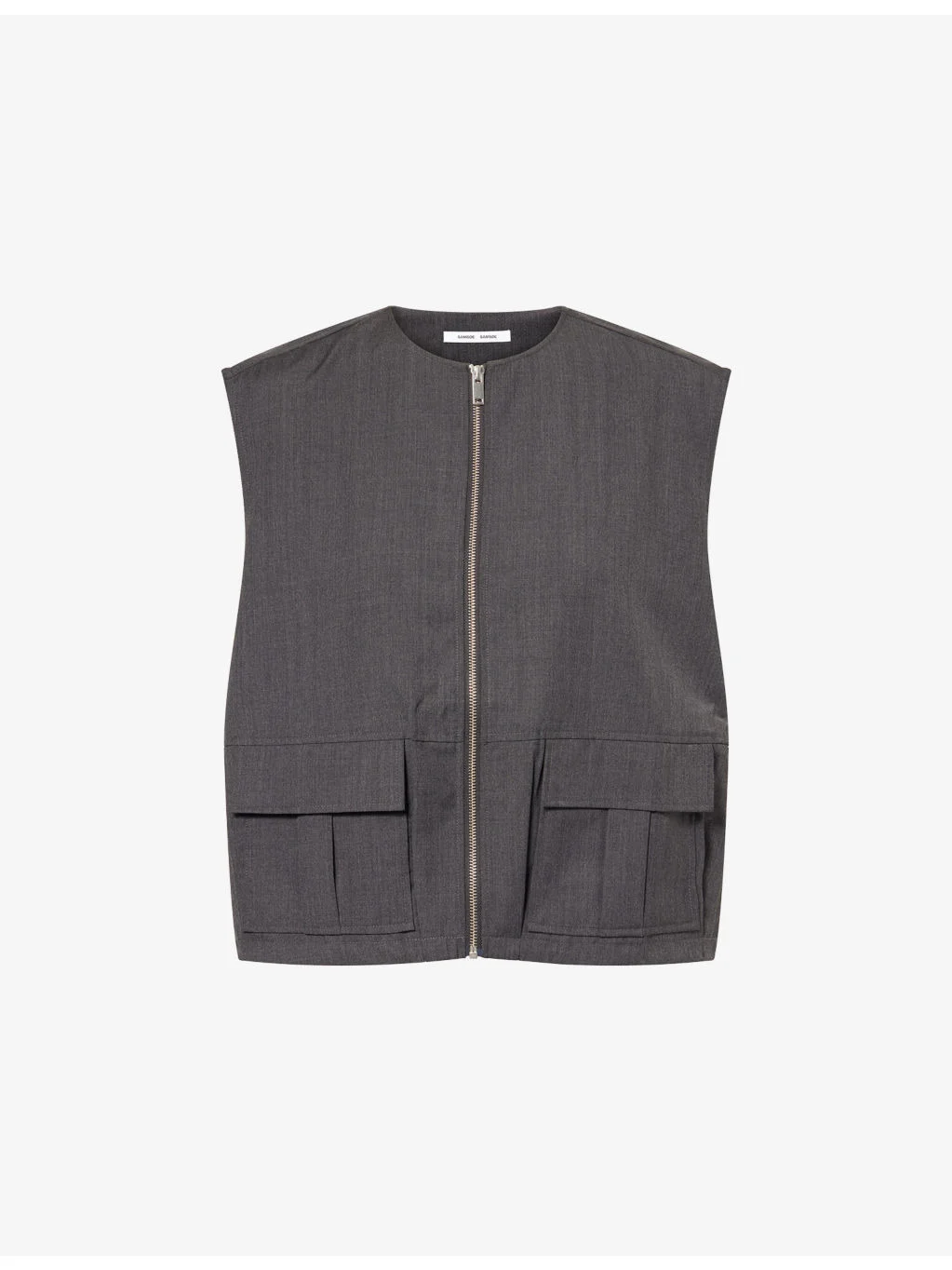 Sakelly Oversized Wool-Blend Vest - 1