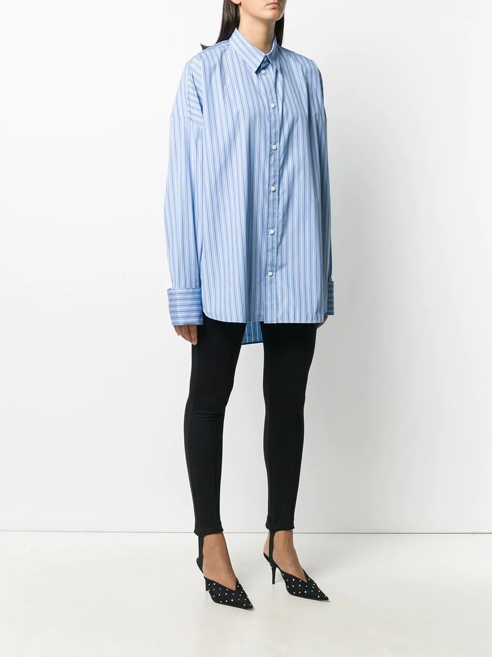 oversized striped shirt - 3