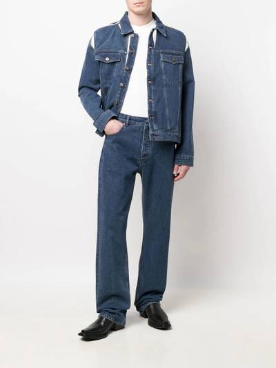 Y/Project Peep Show cut-out denim jacket outlook