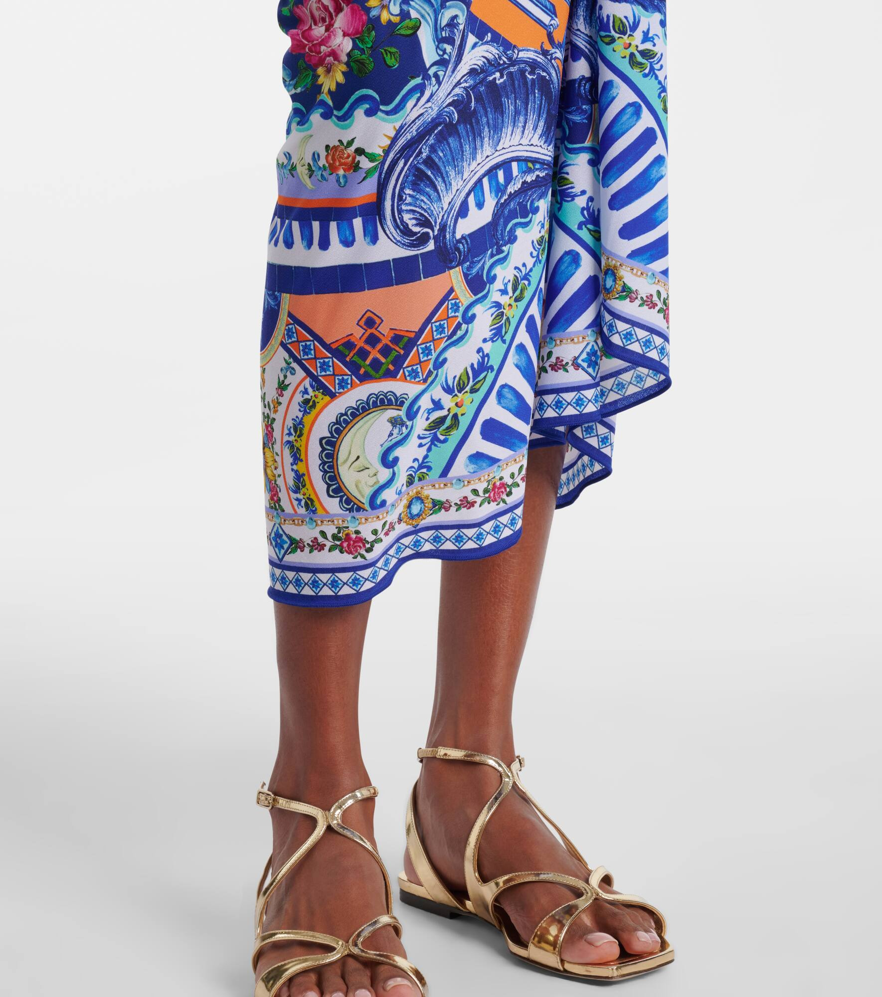 Printed beach cover-up - 5