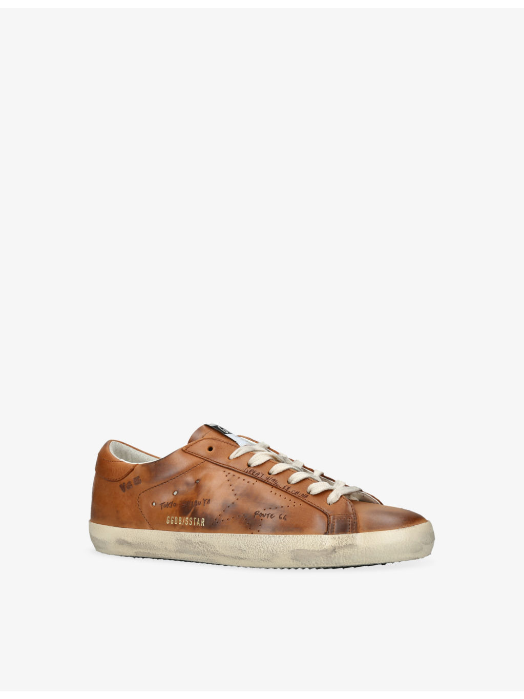 Men’s Super-Star Leather Low-Top Trainers - 3