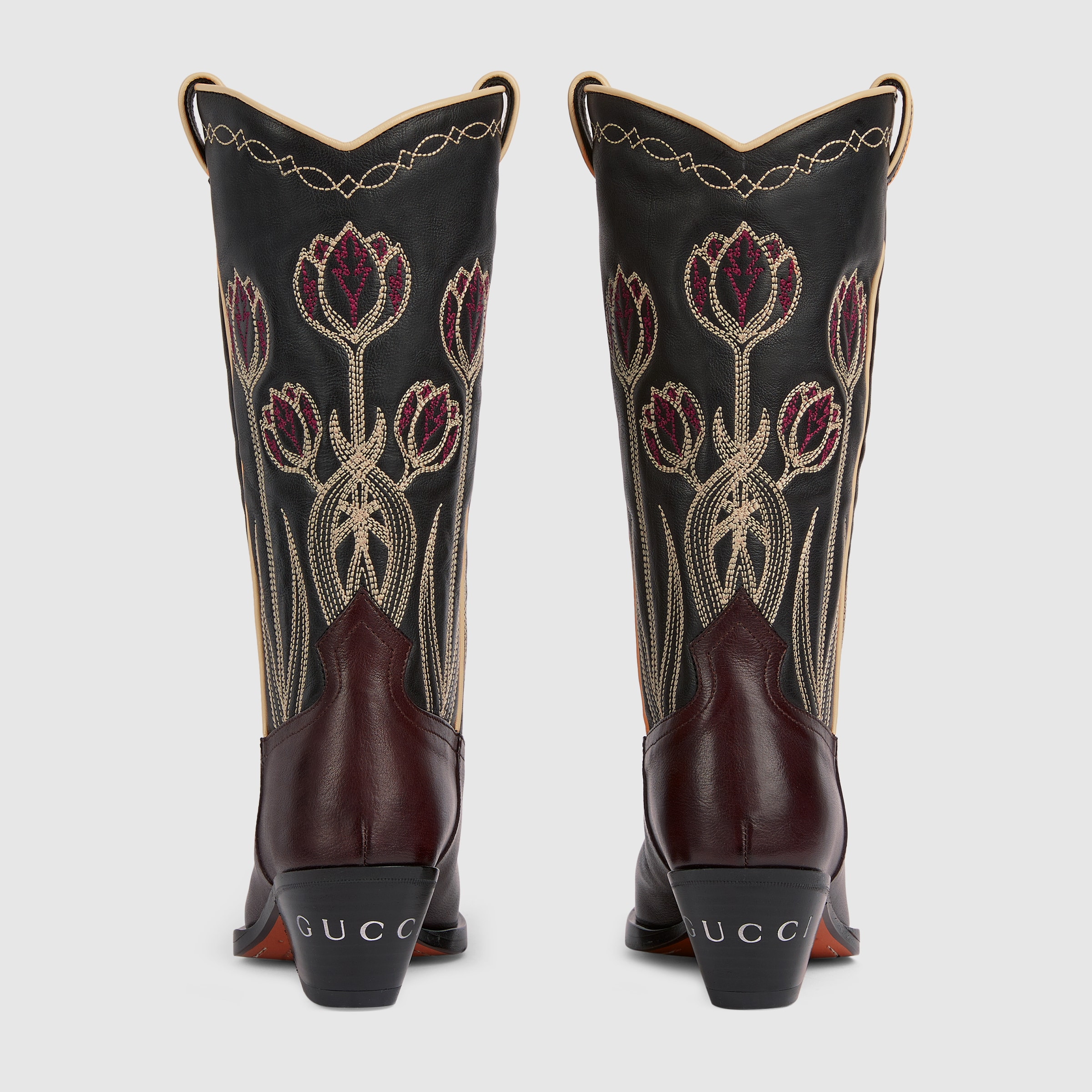 Women's boot with embroidery - 5