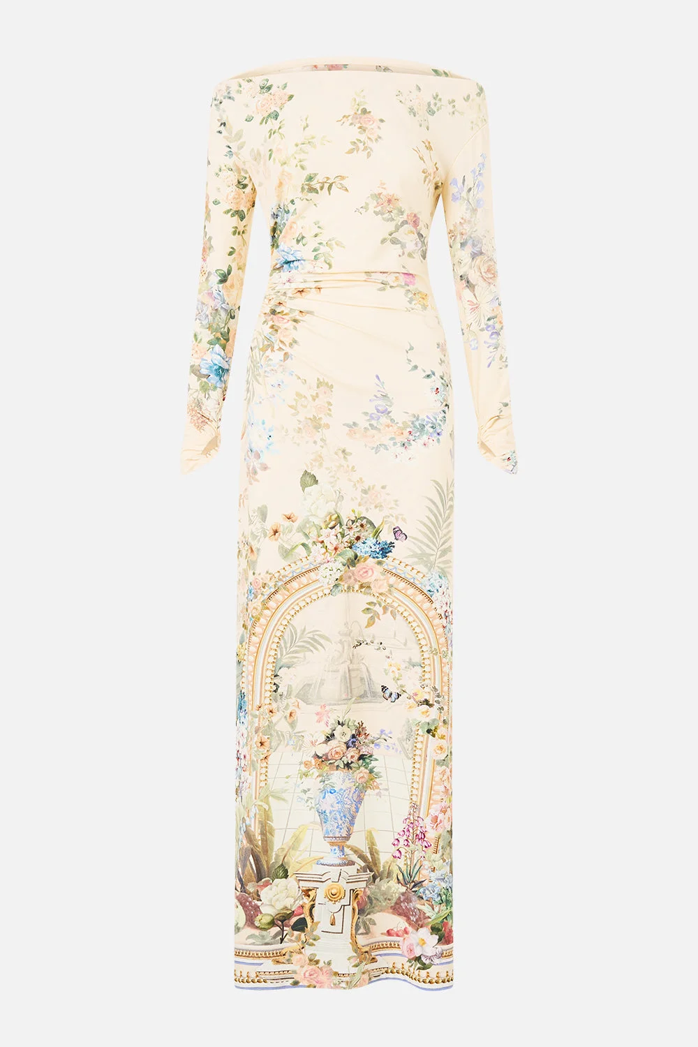 OFF SHOULDER GATHERED JERSEY DRESS MIDSUMMER MASTERPIECE - 1