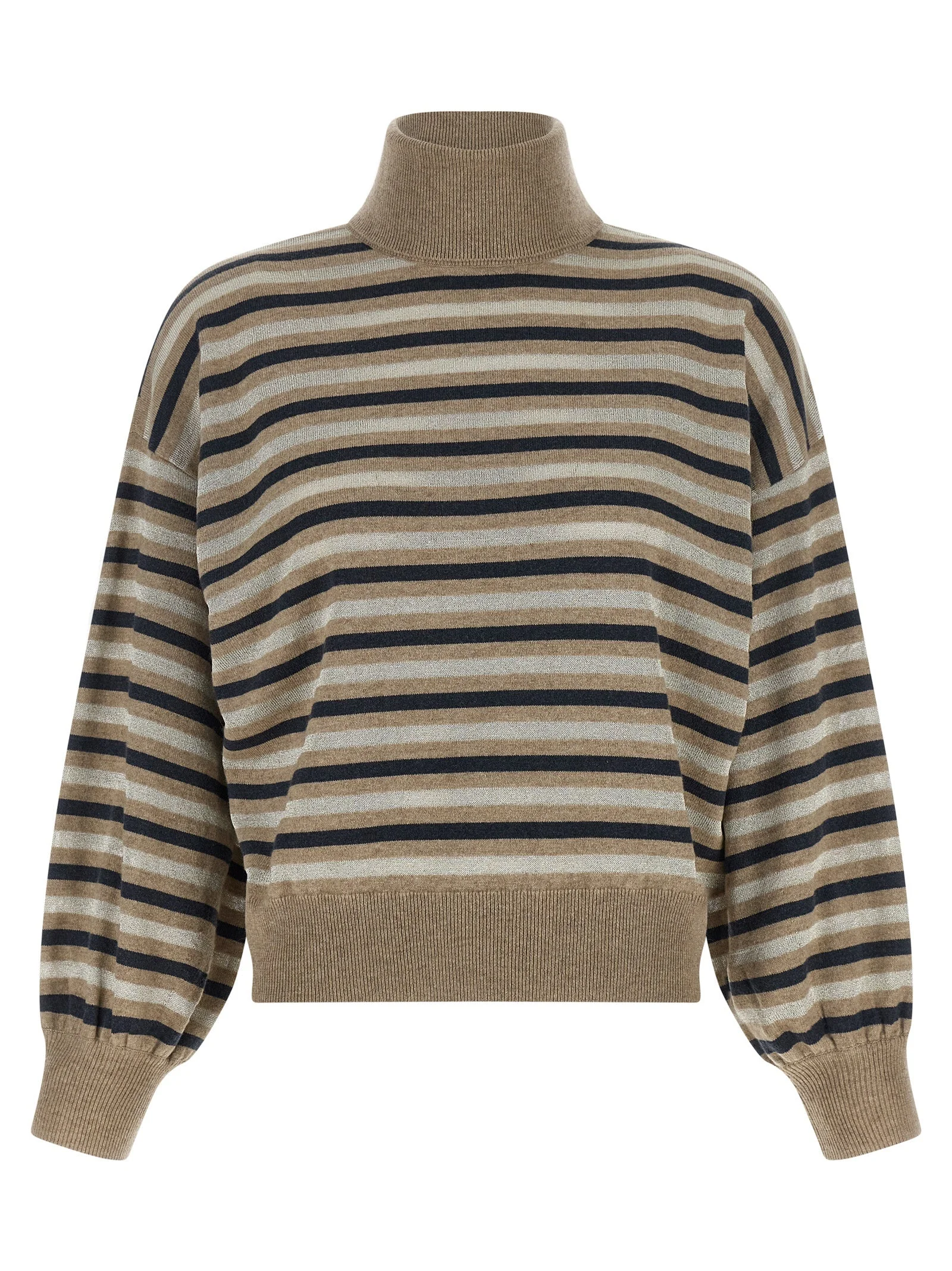 Brunello Cucinelli Women 'Sparkling Stripes' Sweater - 1
