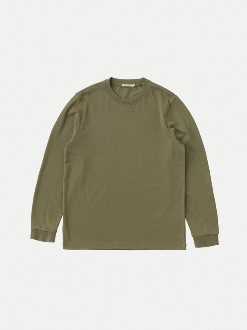 Nudie Jeans Rudi Rebirth Tee Faded Green outlook