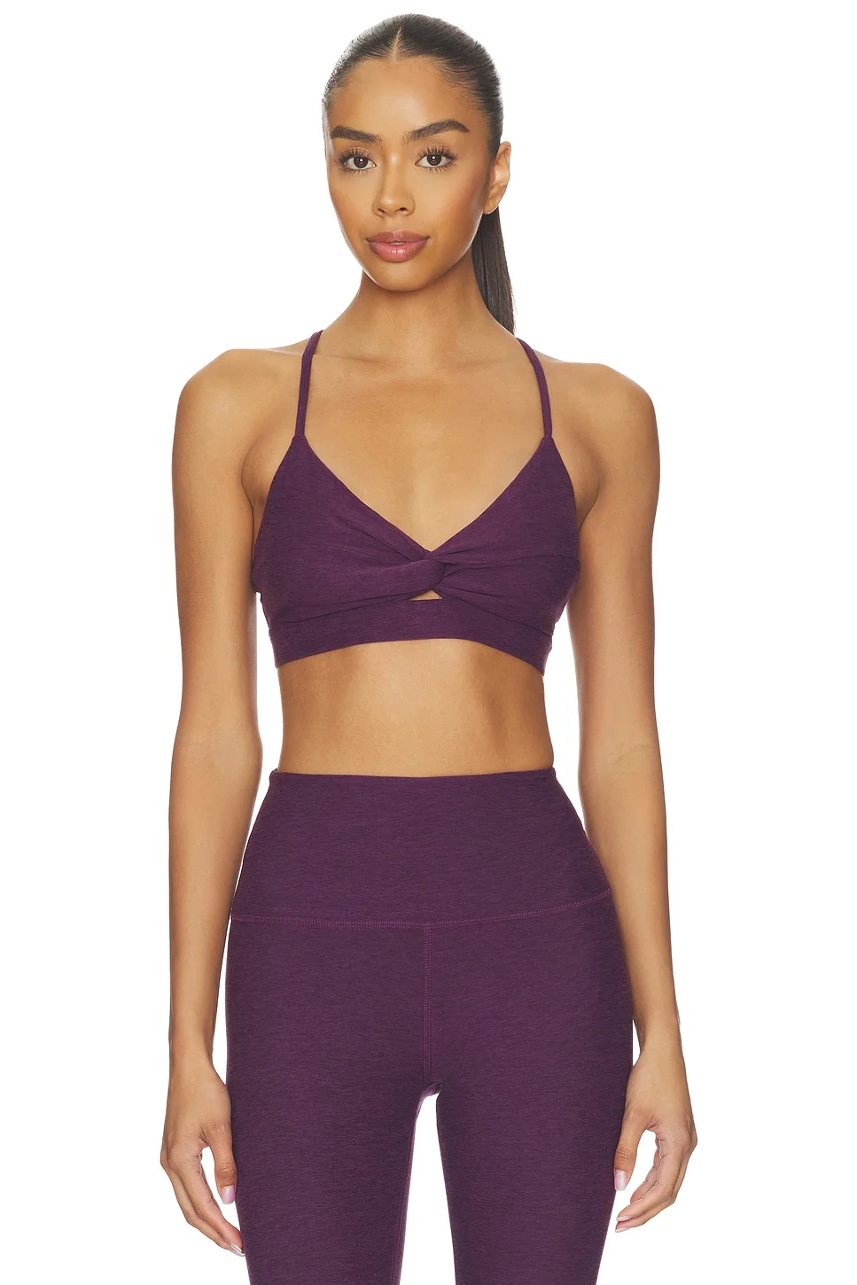 Twist Front Strappy Bra - 1