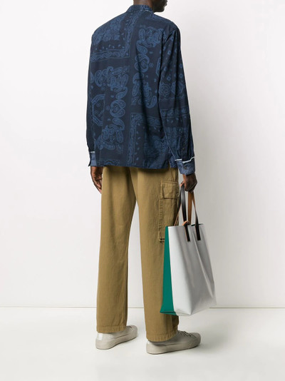 Golden Goose bandana print long-sleeved shirt outlook