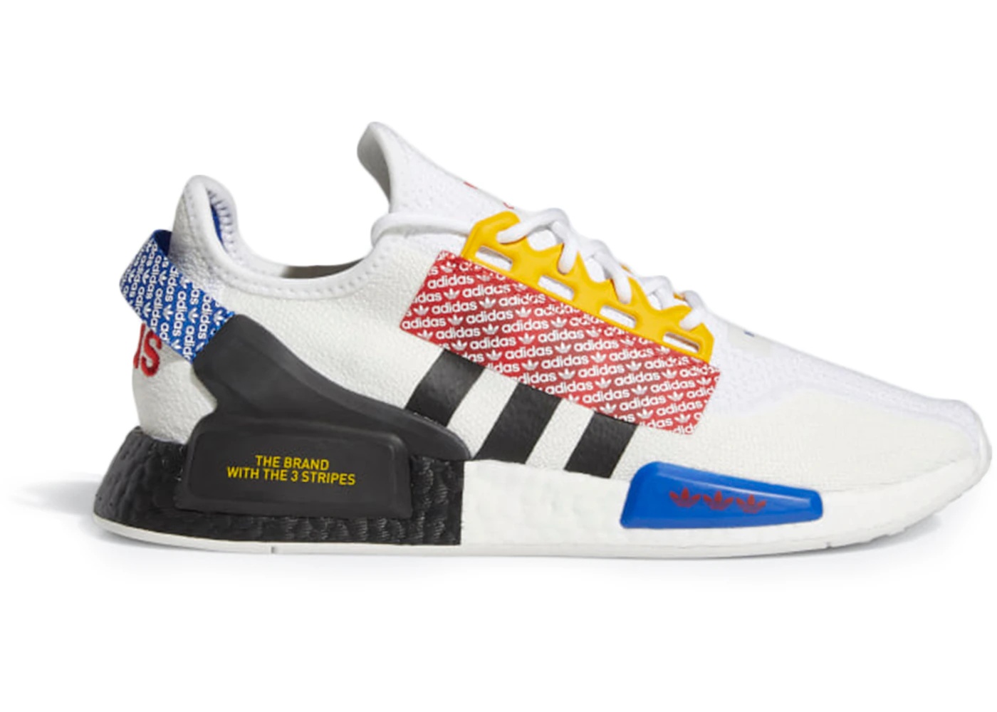 adidas NMD R1 V2 Logo Print Cloud White Multi - 1