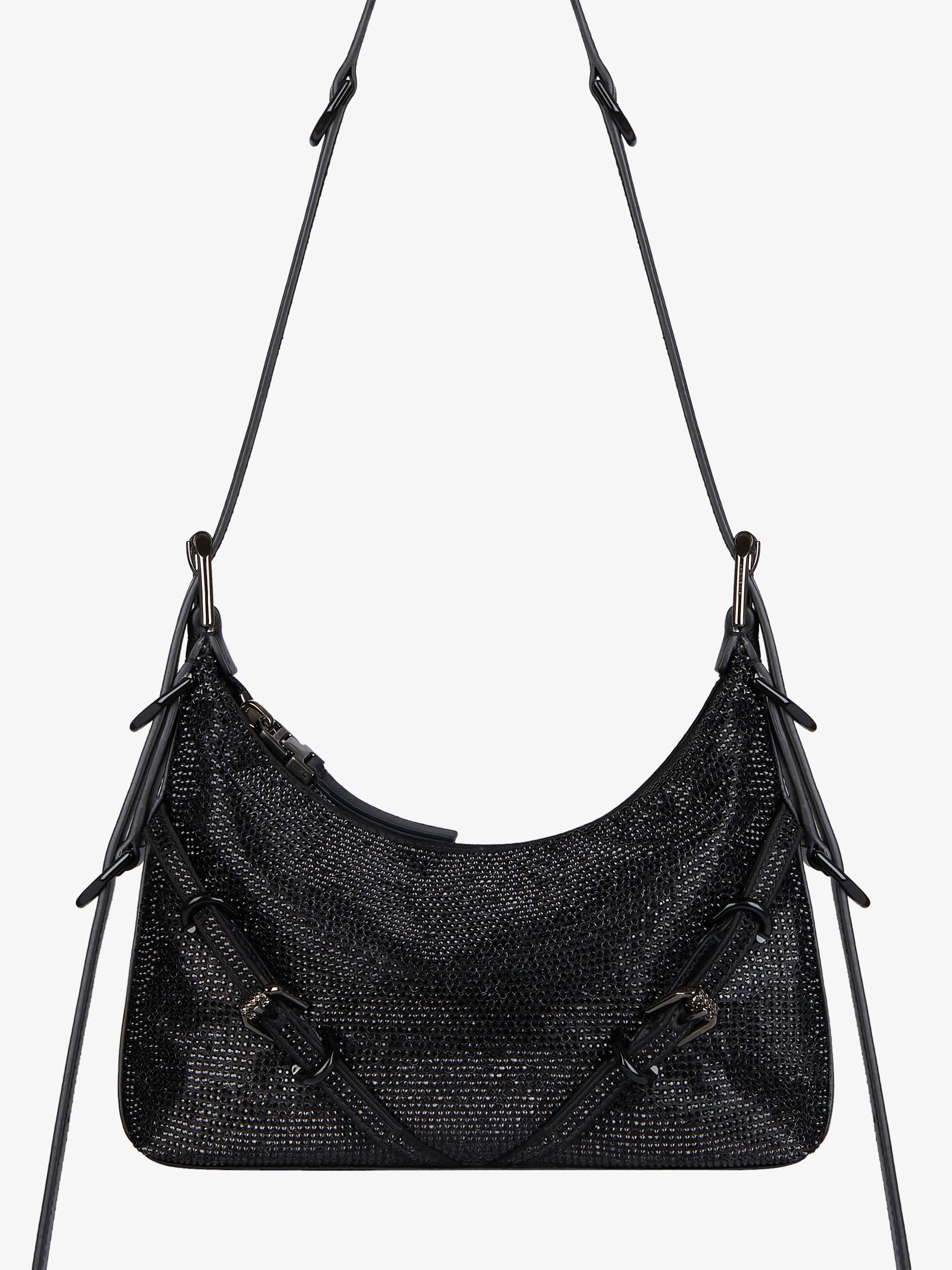 MINI VOYOU BAG IN SATIN WITH STRASS - 7