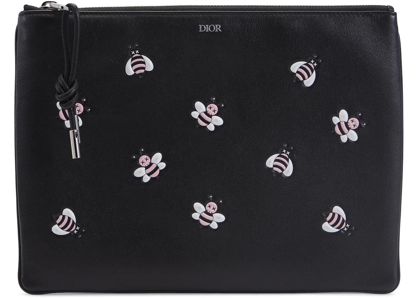 Dior x Kaws Pouch Pink Bees Black - 1