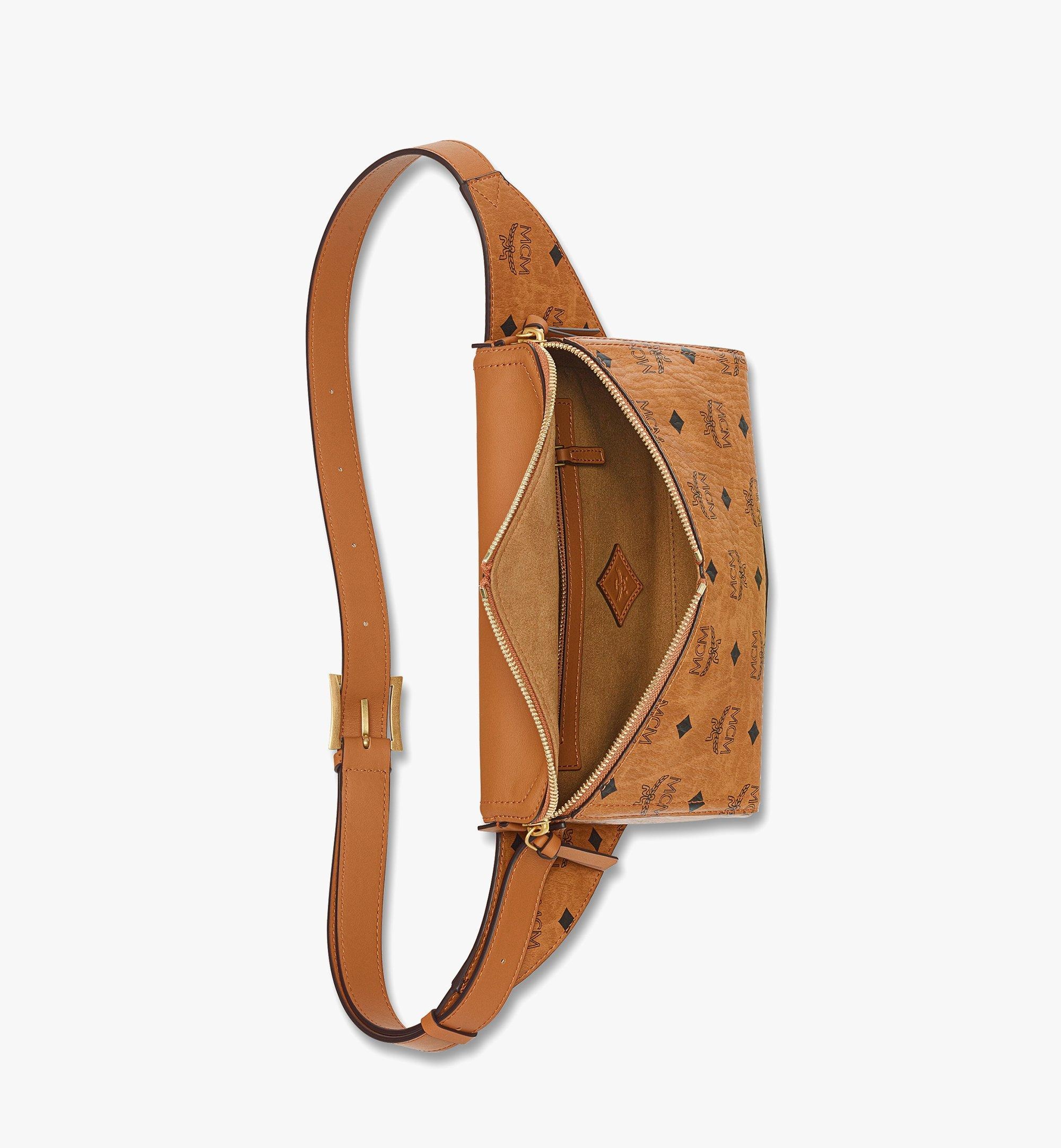 MCM Diamond 3D Belt Bag in Visetos Leather Mix | REVERSIBLE