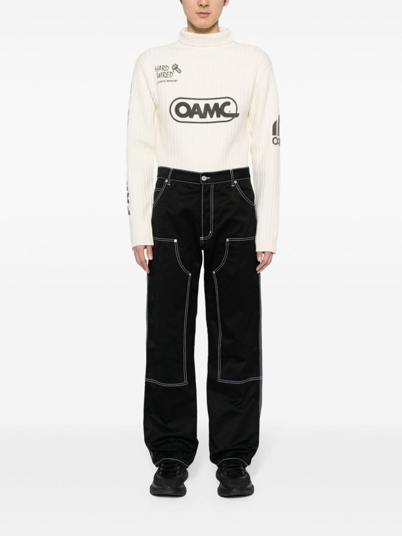 OAMC ribbed-knit wool jumper outlook