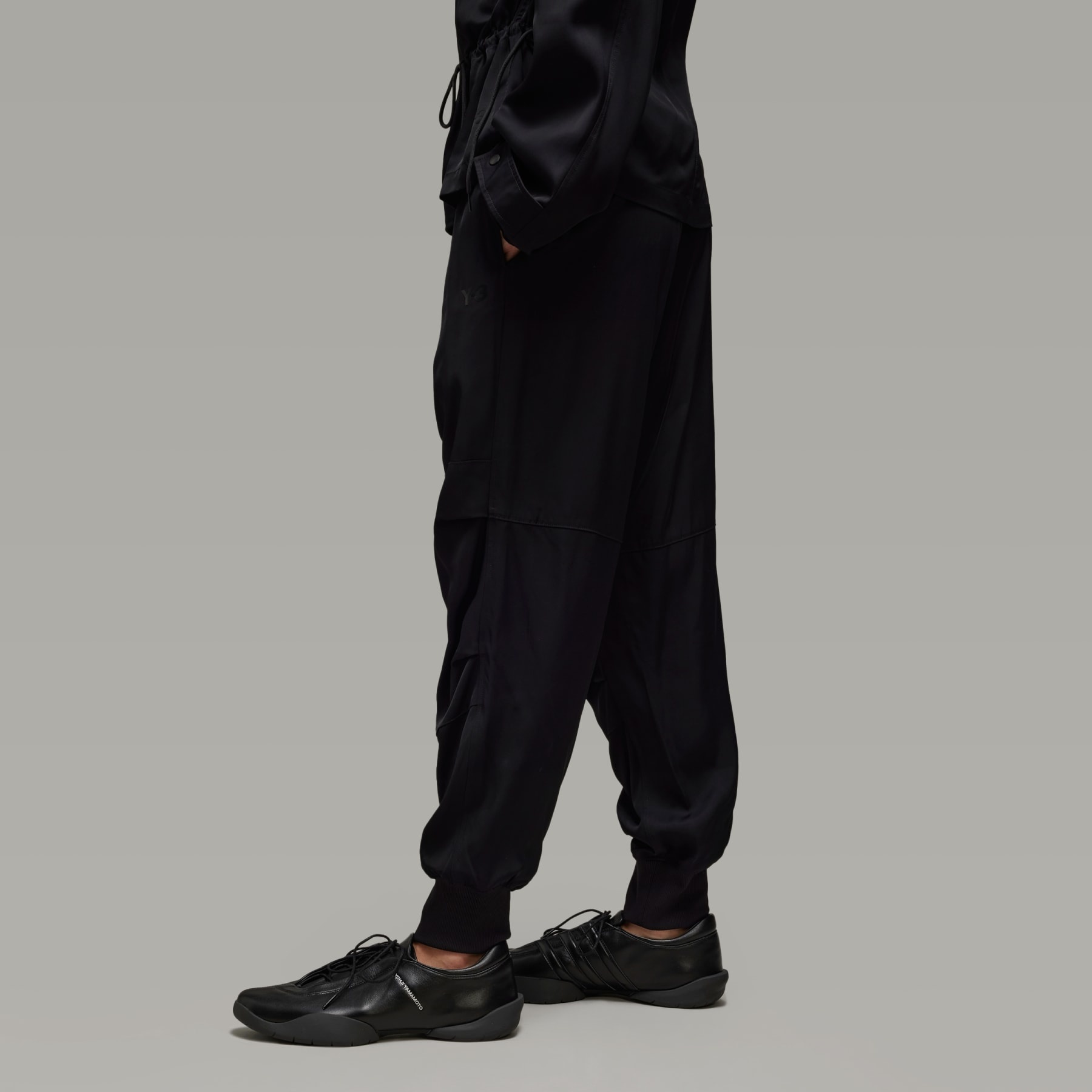 Y-3 Rayon Twill Elasticated Cuff Pants - 4