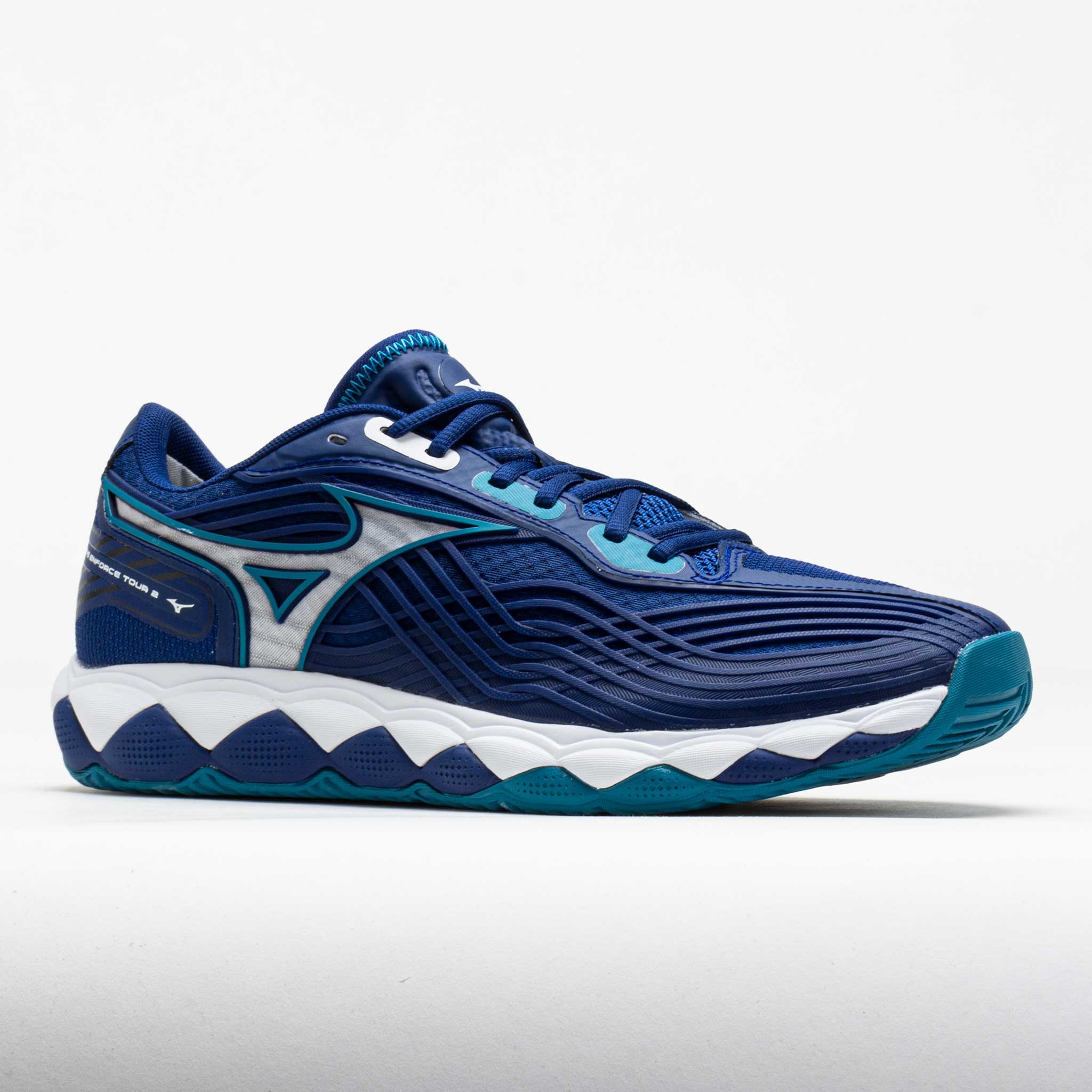 Mizuno Wave Enforce Tour 2 AC Men's Bellwether Blue/White - 5