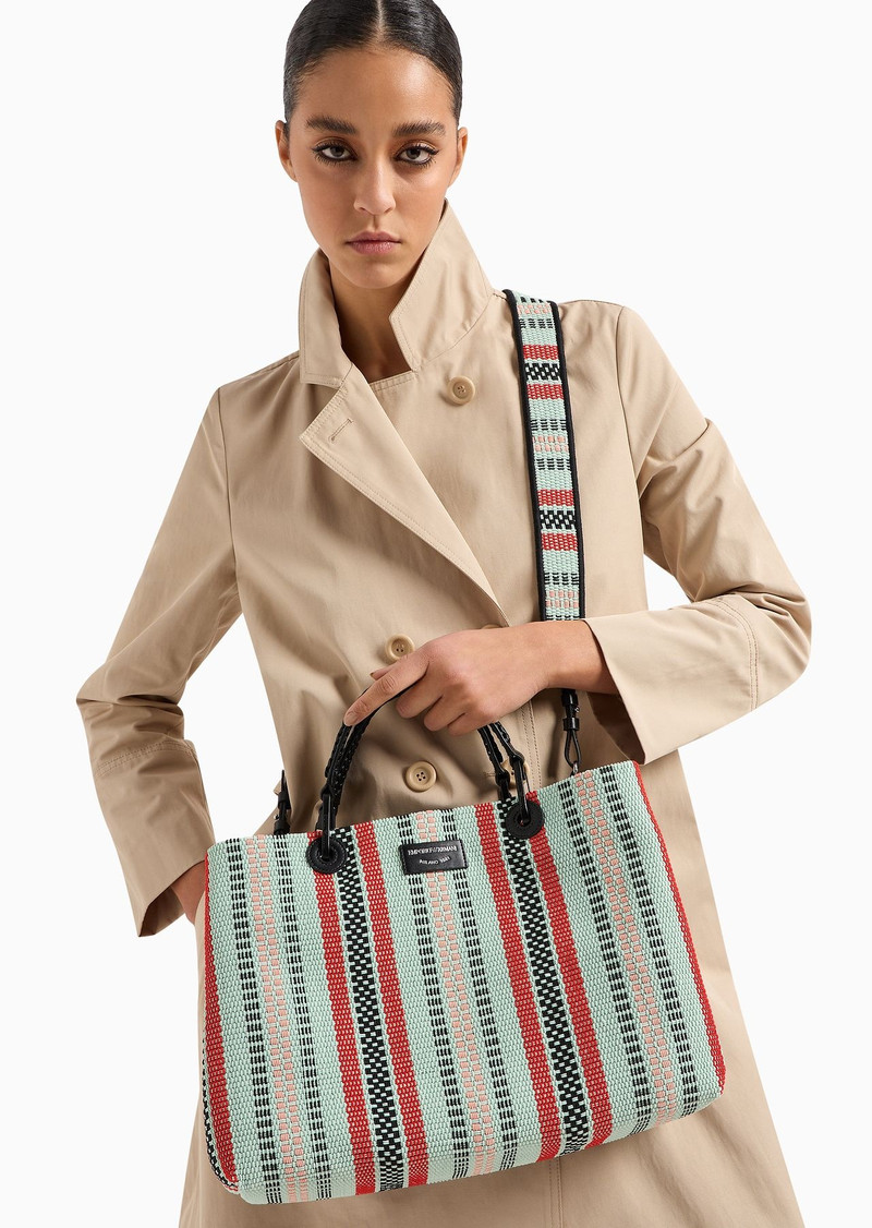 MyEA medium basketweave shopper bag 7