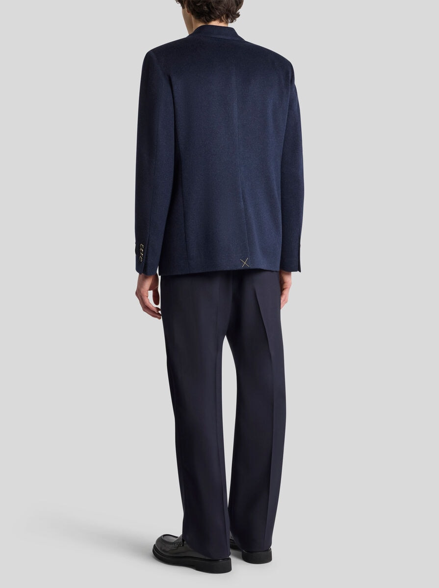 SINGLE-BREASTED CASHMERE JACKET - 4