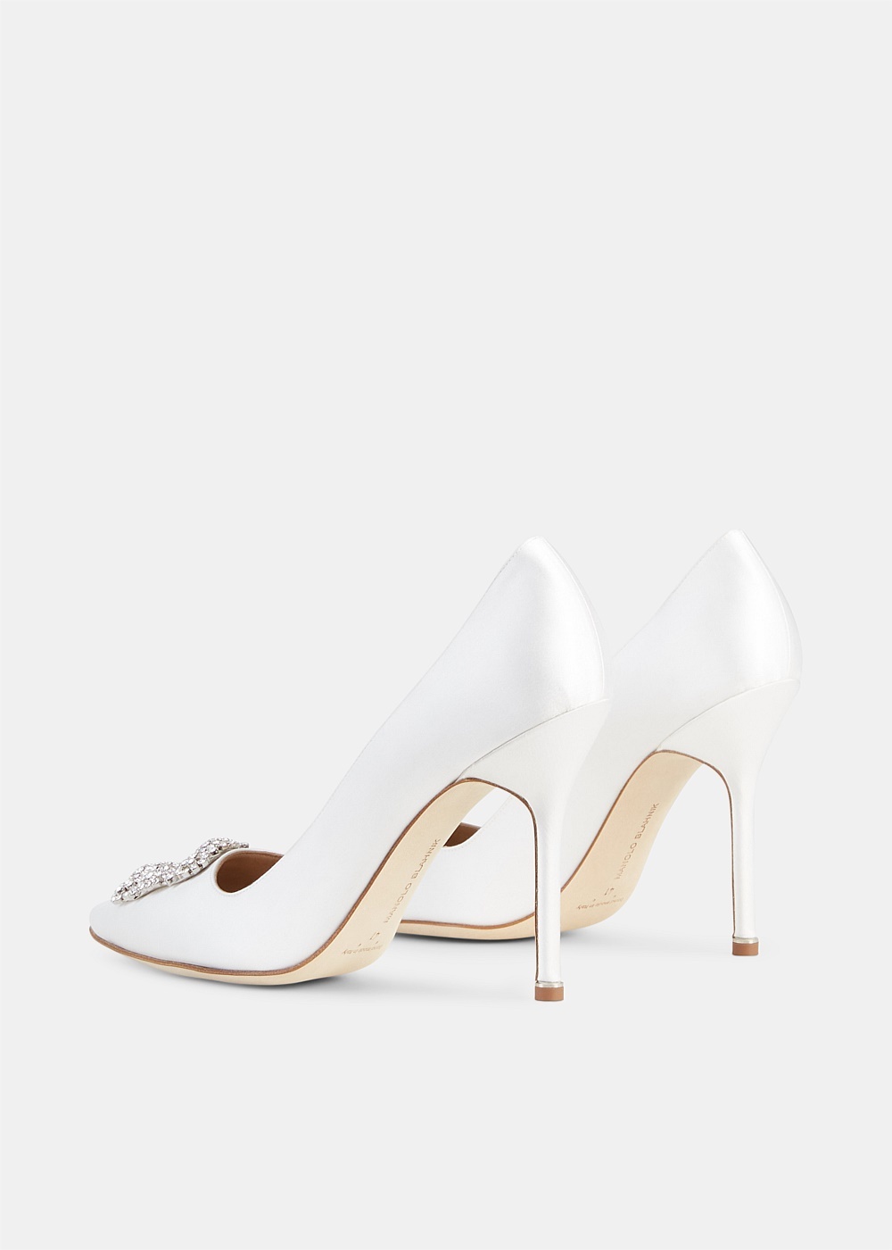 Hangisi 105 Satin Cream Pumps - 3