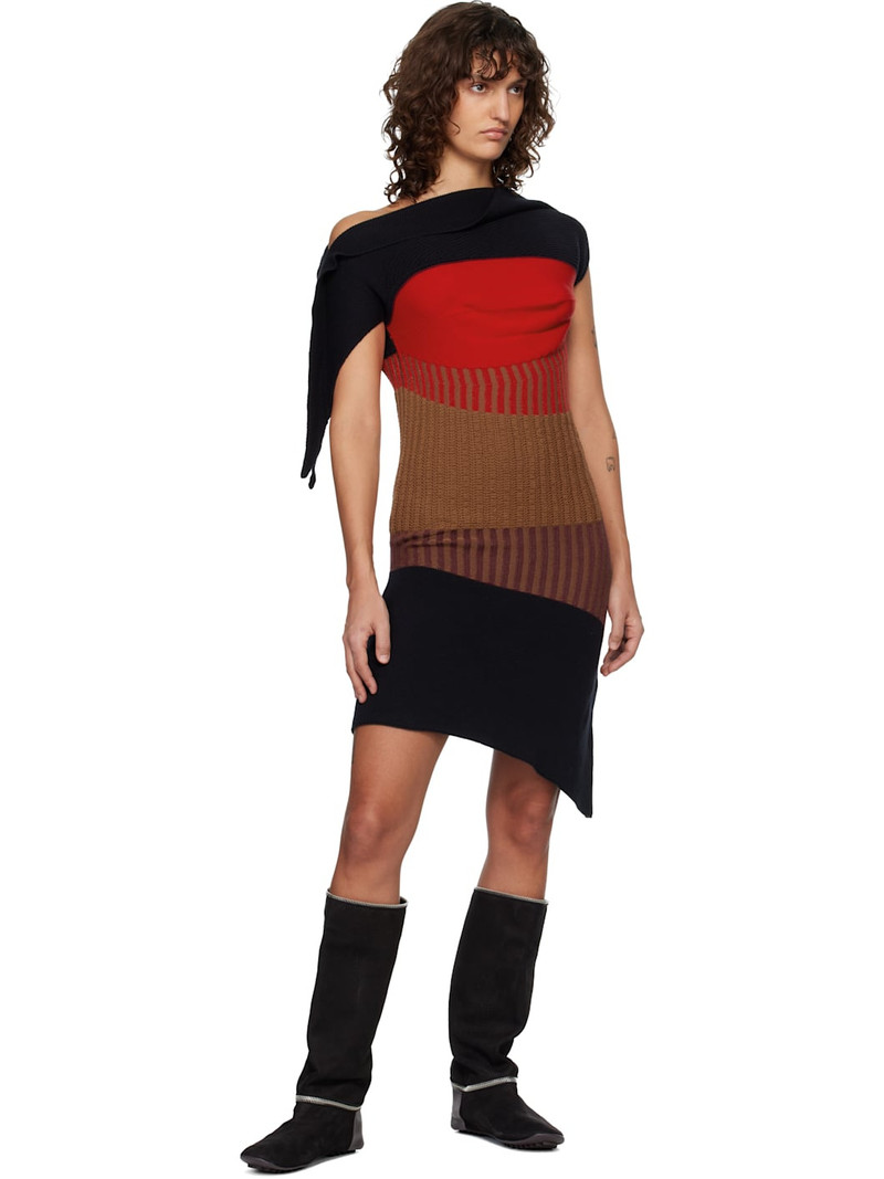 Kiko Kostadinov Multicolor Lemoyne Knitted Midi Dress outlook