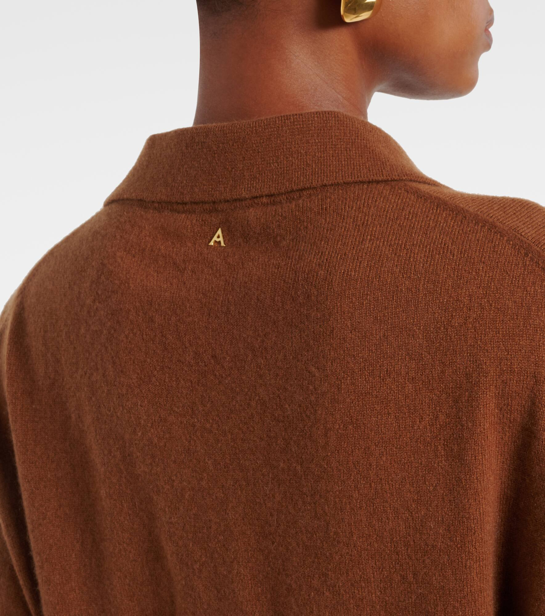 Zaq cashmere polo sweater - 6