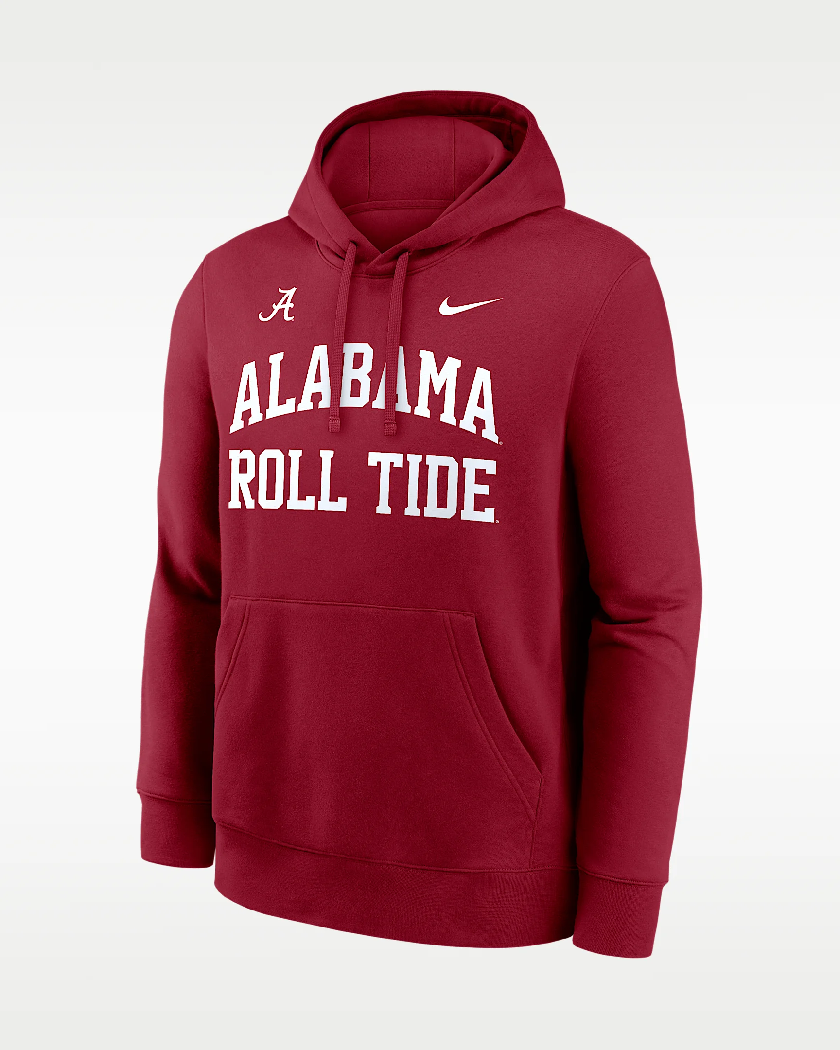 Alabama Primetime Arched Club Men's Nike College Pullover Hoodie - 1
