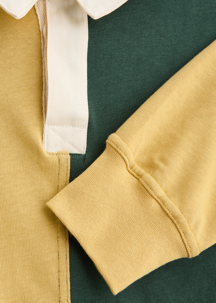House OF Sunny Colour-blocked Cotton Rugby Shirt - 5