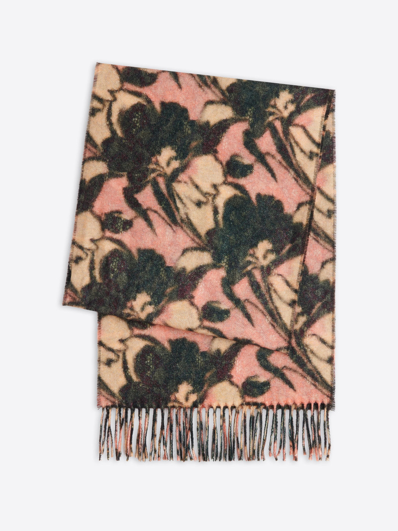 Dries Van Noten PRINTED WOOL SCARF outlook