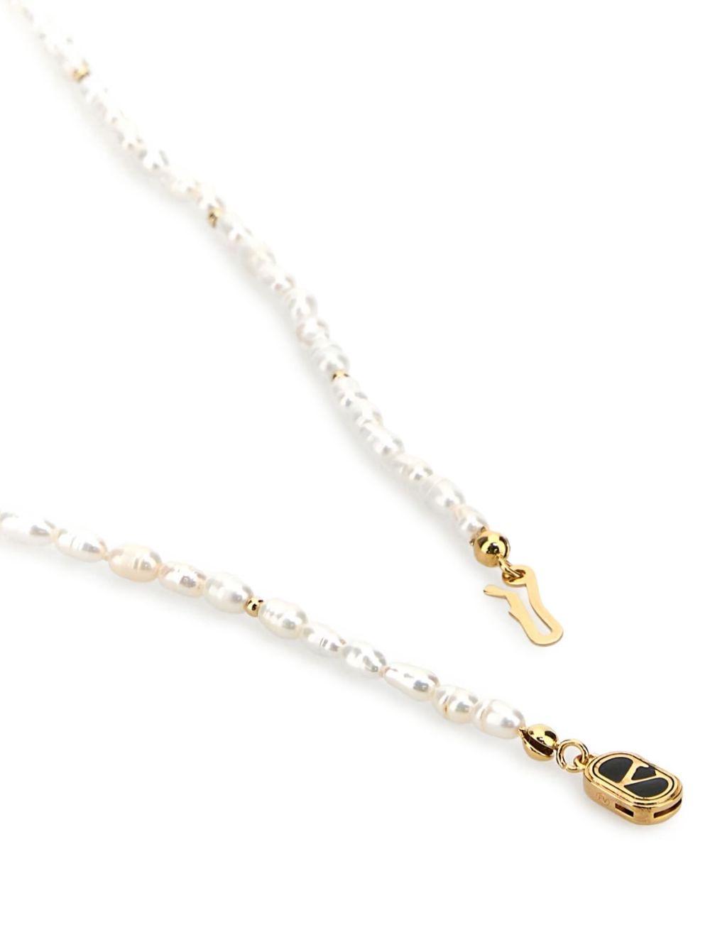 Valentino Ovalette Pearls necklace | REVERSIBLE