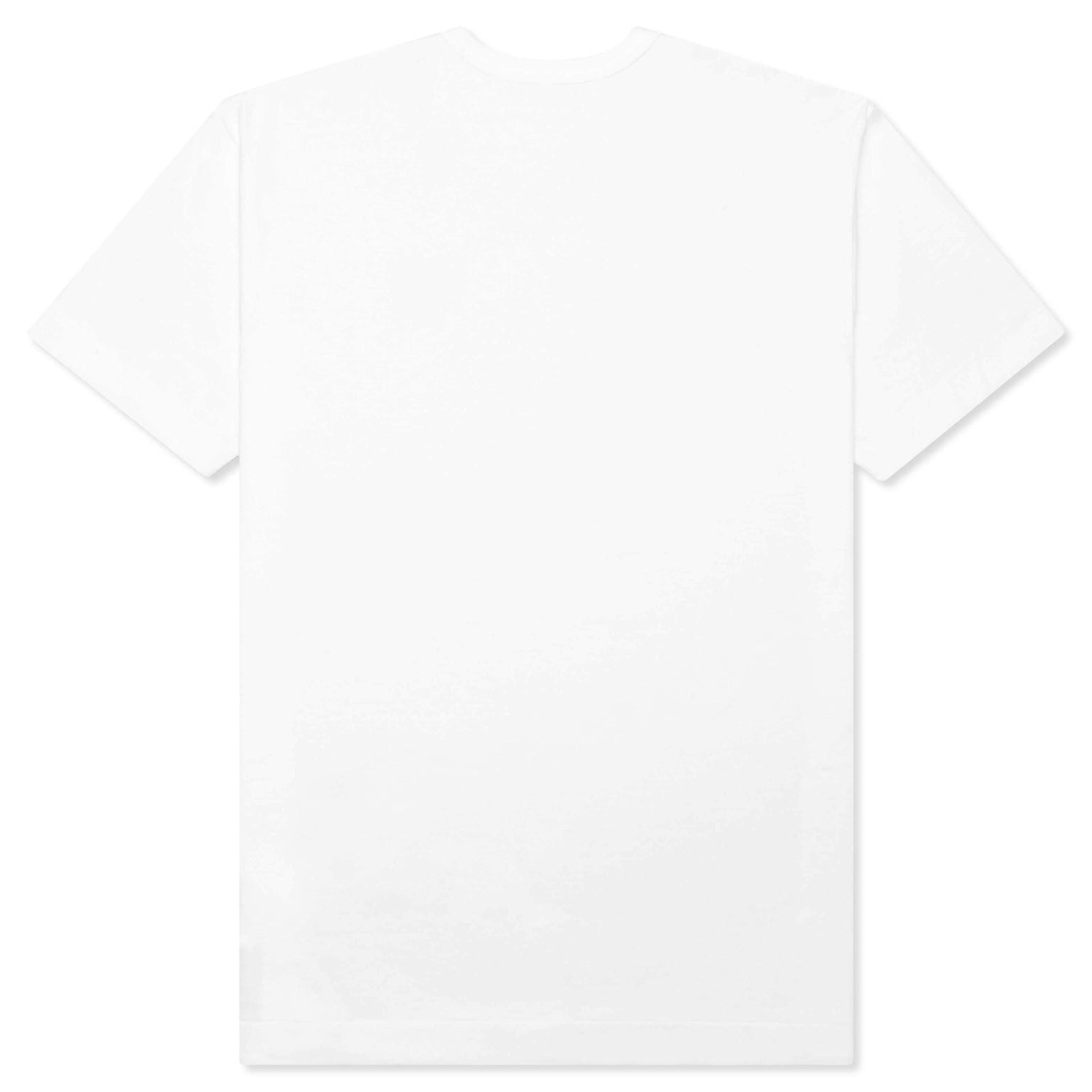 COMME DES GARCONS PLAY CAMOUFLAGE EDGE HEART T-SHIRT - WHITE - 2