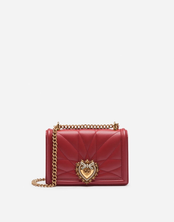 Small Devotion crossbody bag in quilted nappa leather - 1