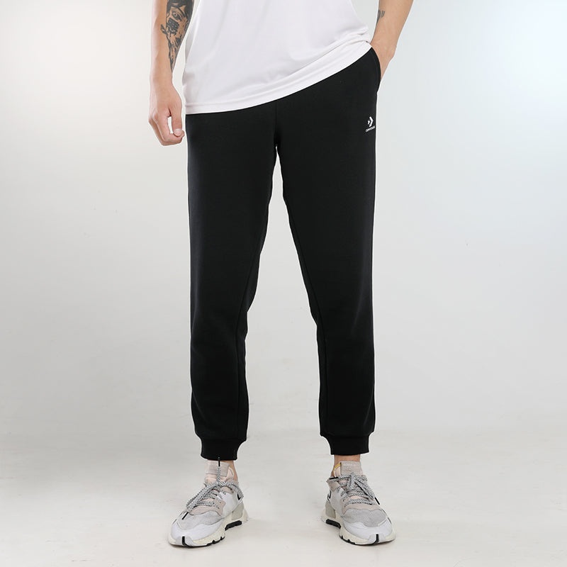 Converse Go To Star Chevron Standard-Fit Fleece Sweatpants 'Black' 10019925-A01 - 3