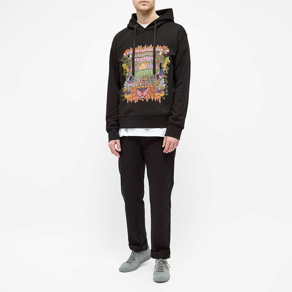 Neil Barrett x Jody Paulsen Art Collage Print Popover Hoody - 6