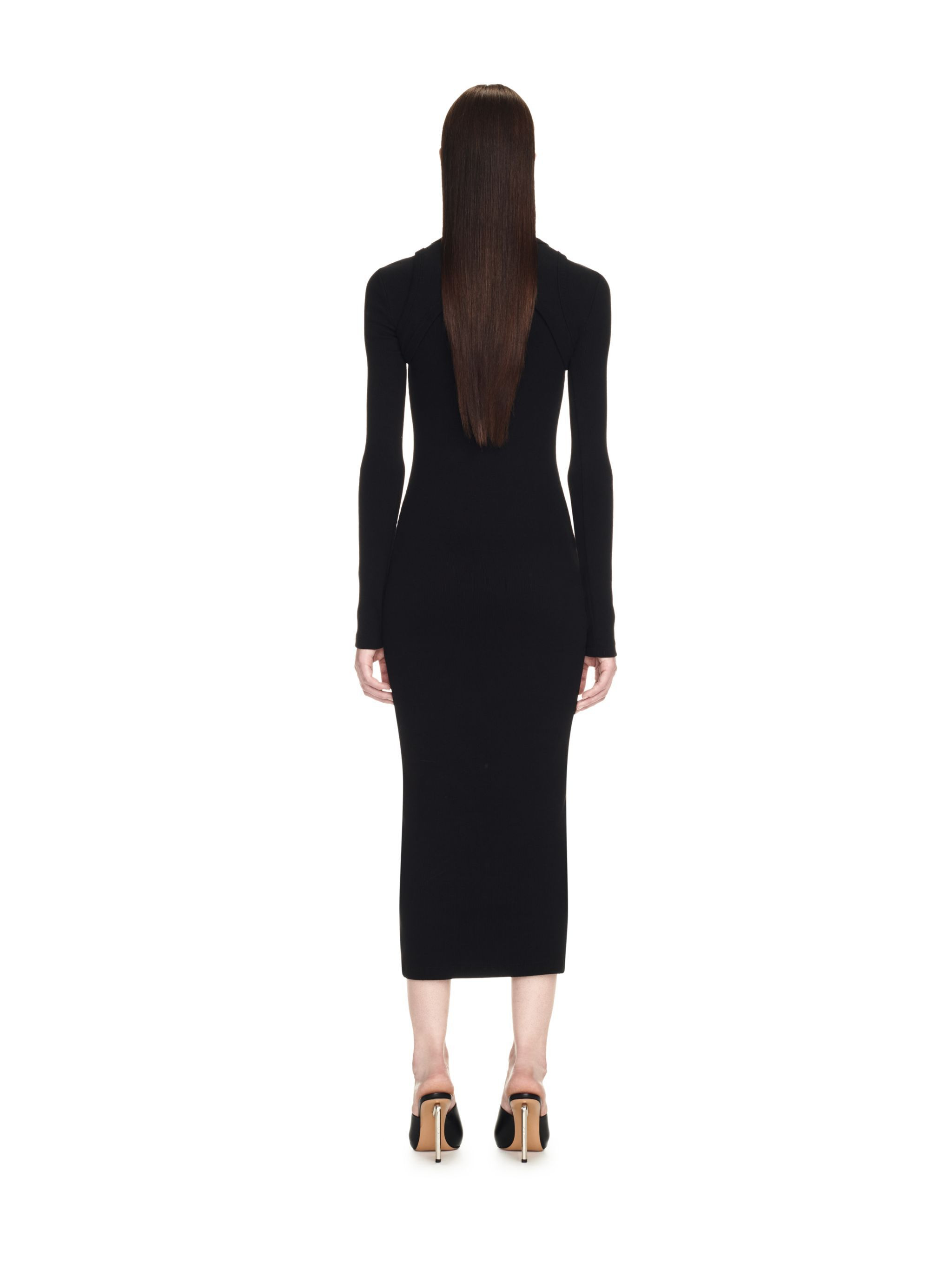 Off Stamp Rib Round Long Dres - 4