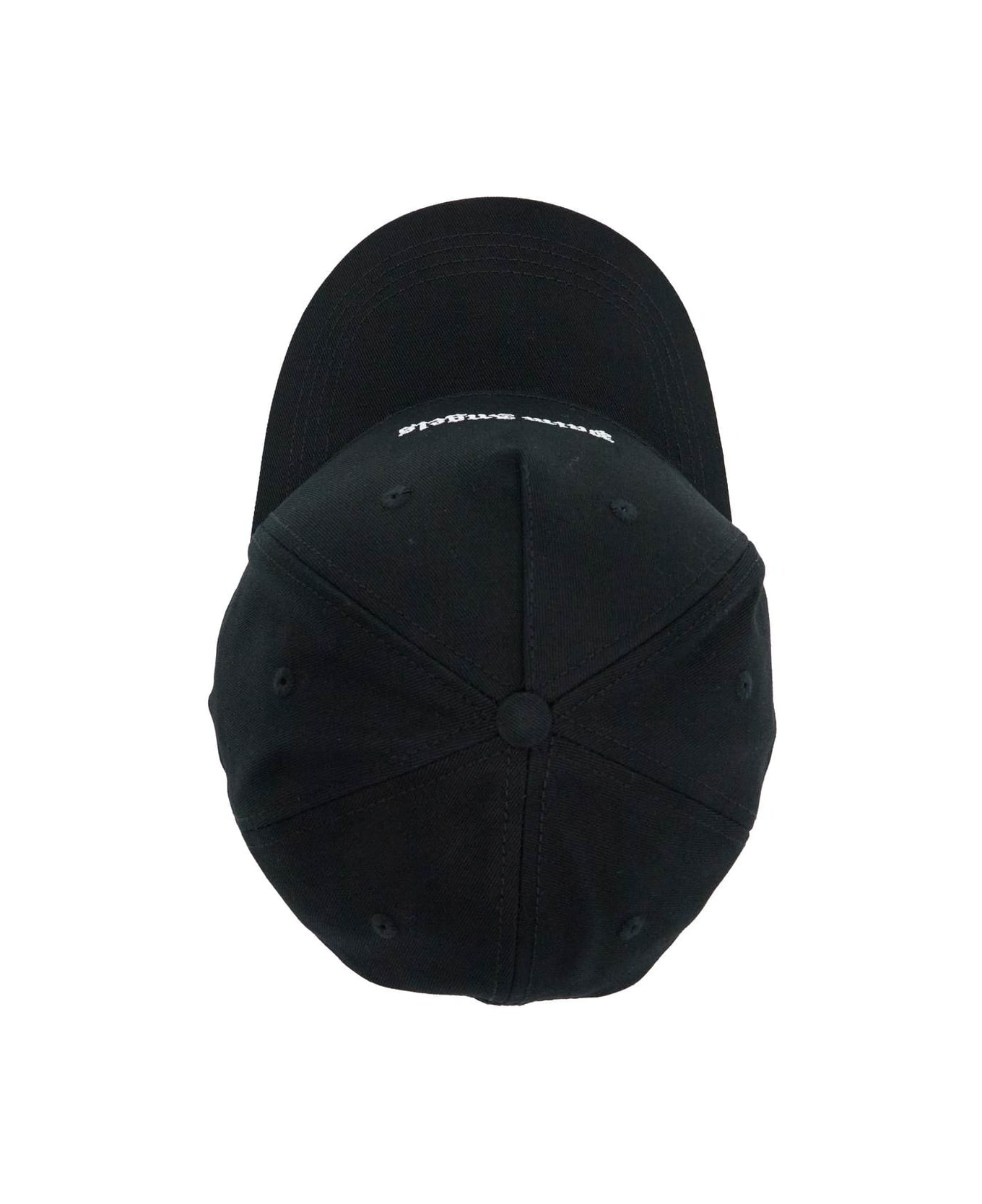 Black Cotton Cap - 2