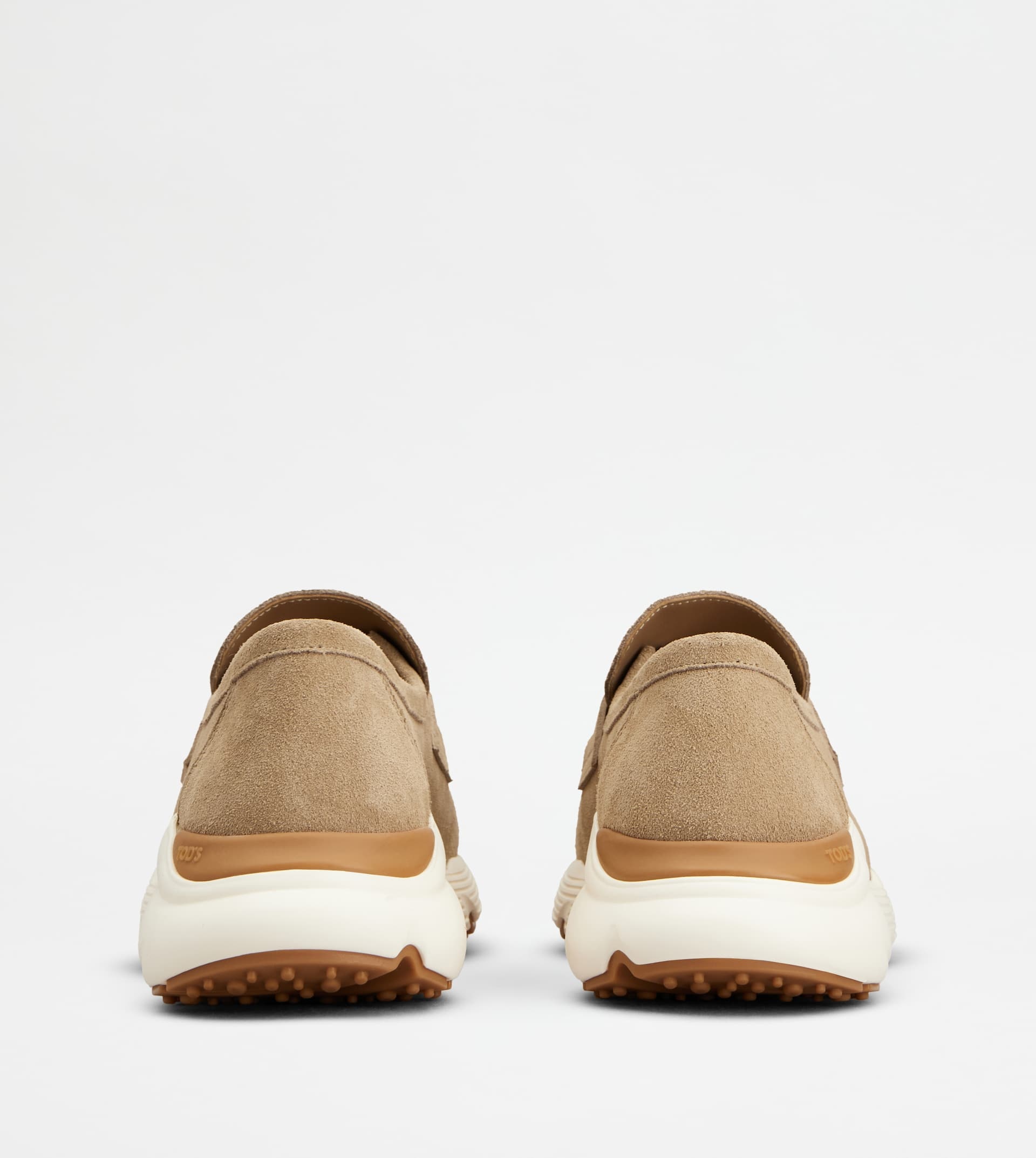 SPORTY LOAFERS IN SUEDE - BROWN - 3
