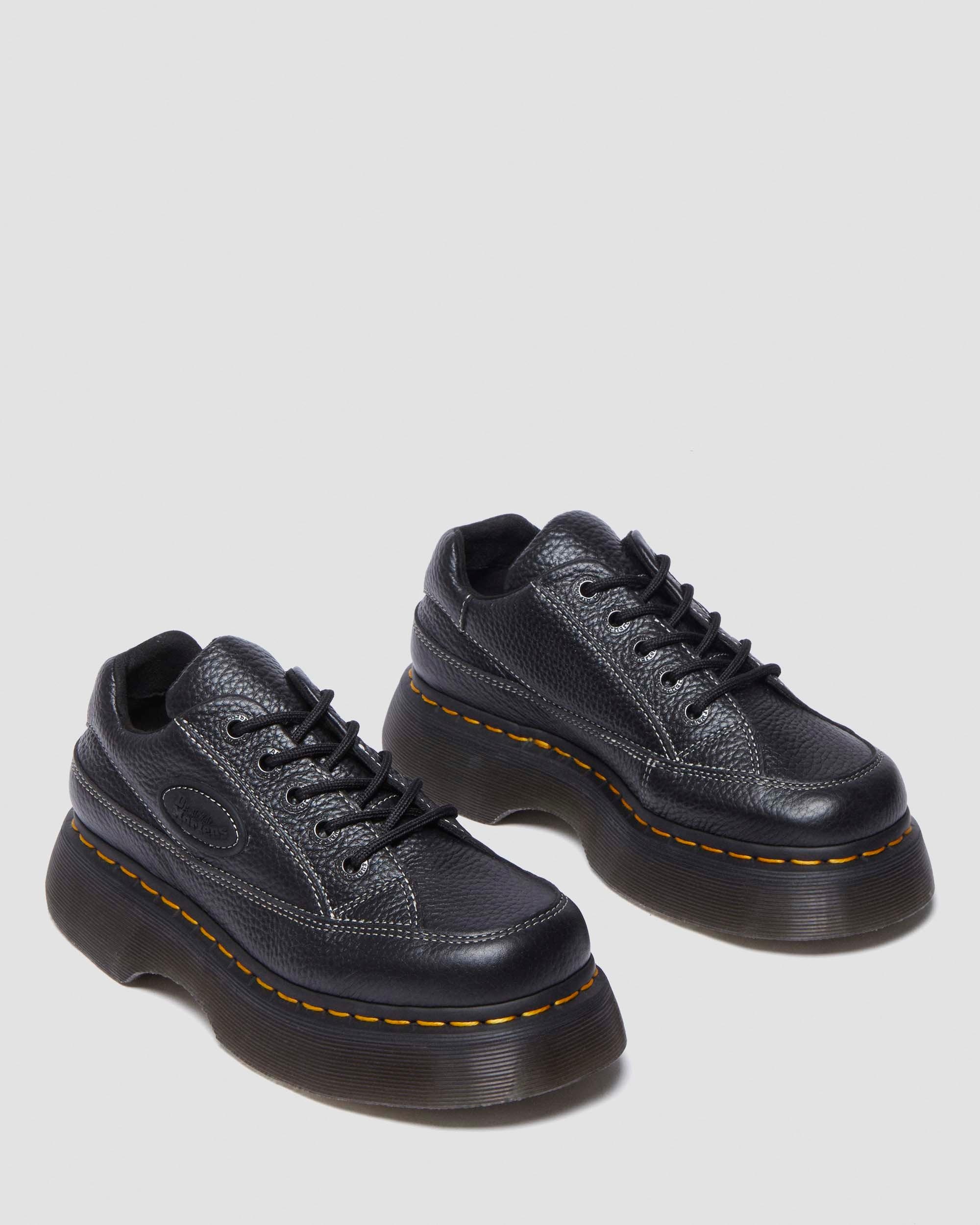 Buzz 5-Eye Milled Napa Leather Shoes - 6