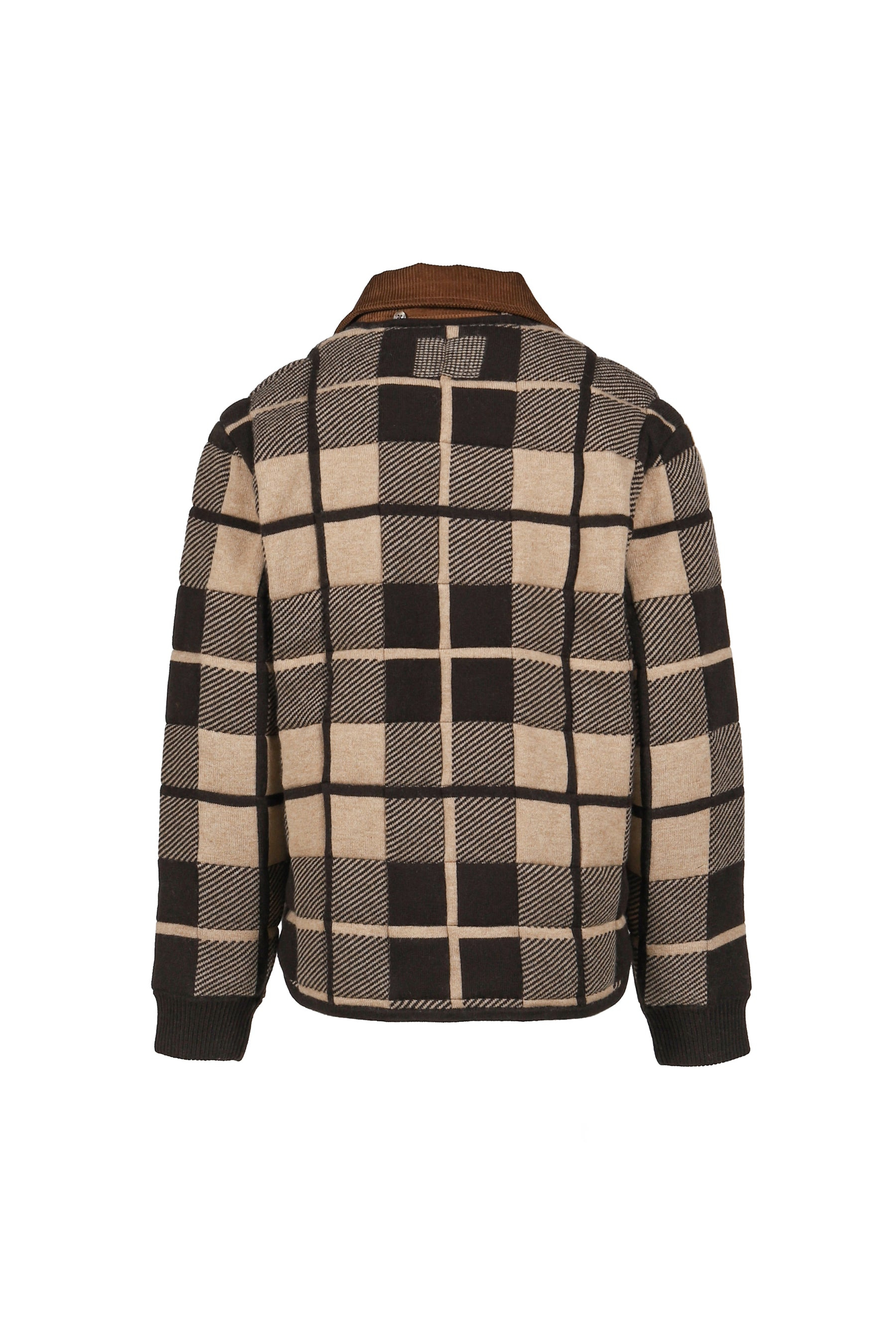 Quilted Plaid Liner Jacket - 2