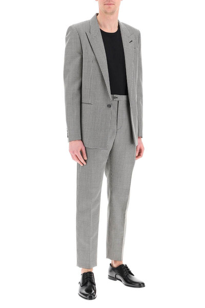 SAINT LAURENT GINGHAM WOOL BLAZER outlook