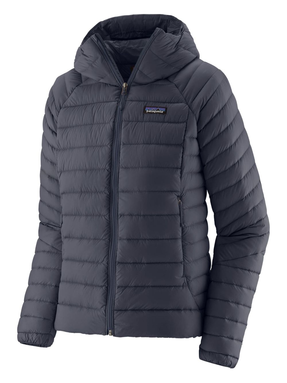 logo-appliqué puffer jacket - 1