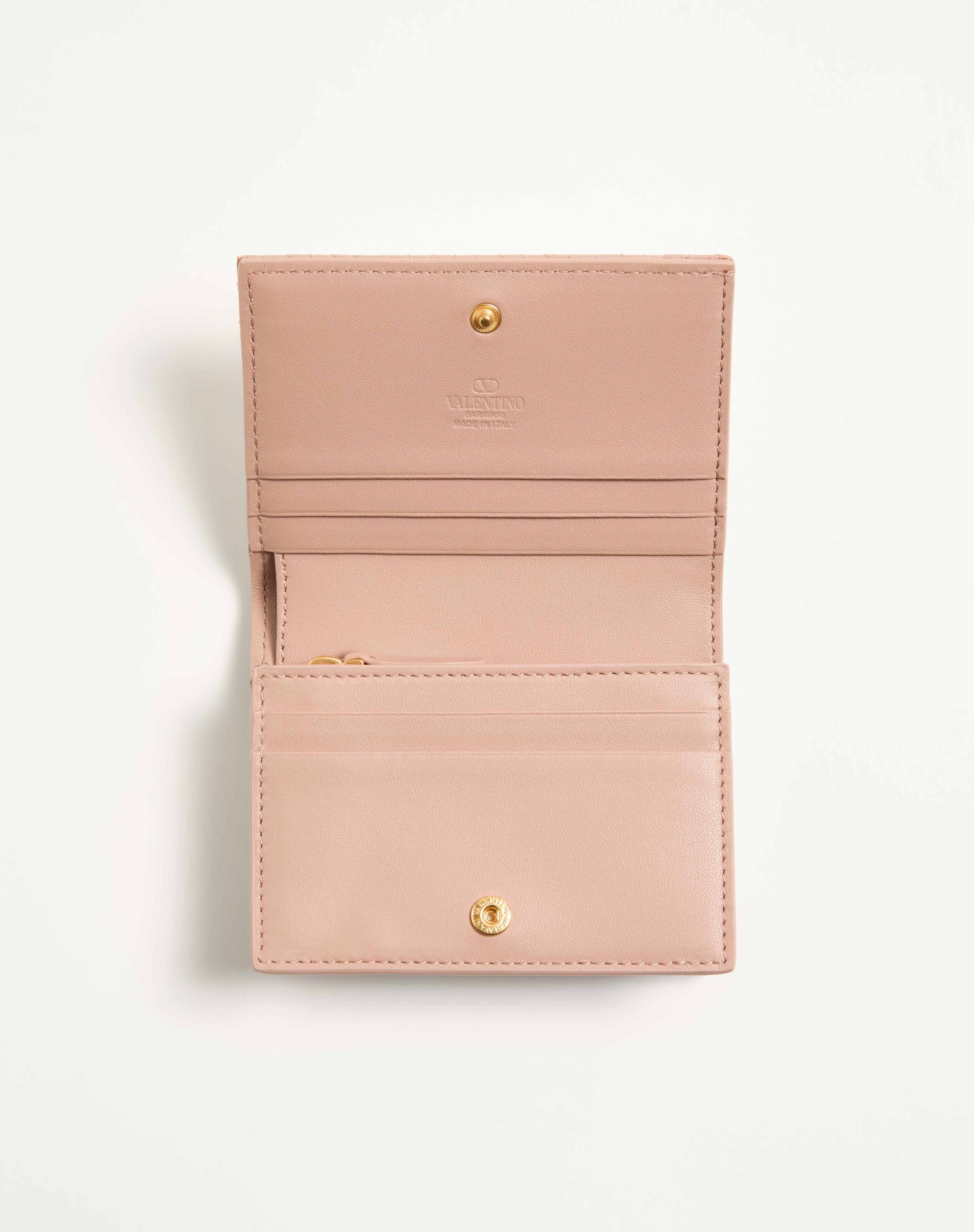VALENTINO GARAVANI QUILTIE 67 WALLET IN QUILTED NAPPA LEATHER - 5