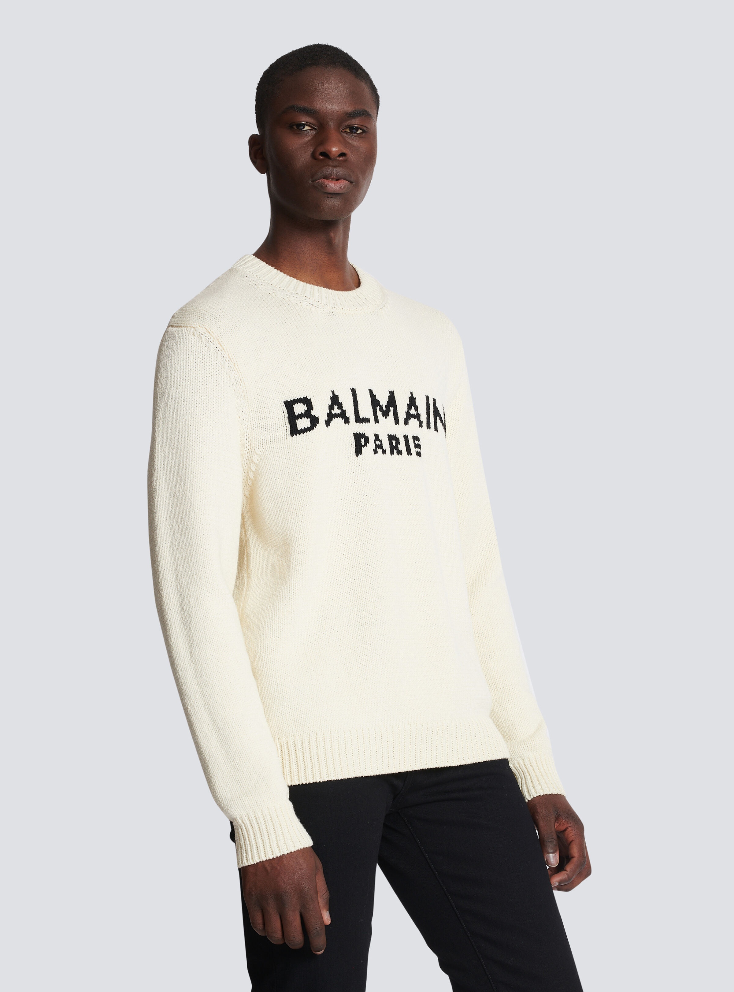 Balmain merino knit jumper - 6