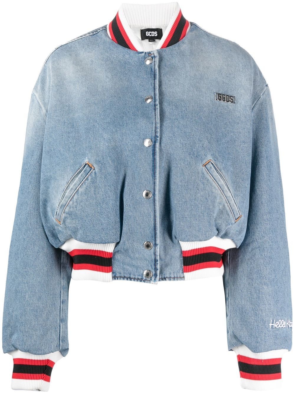 Hello Kitty denim bomber jacket - 1