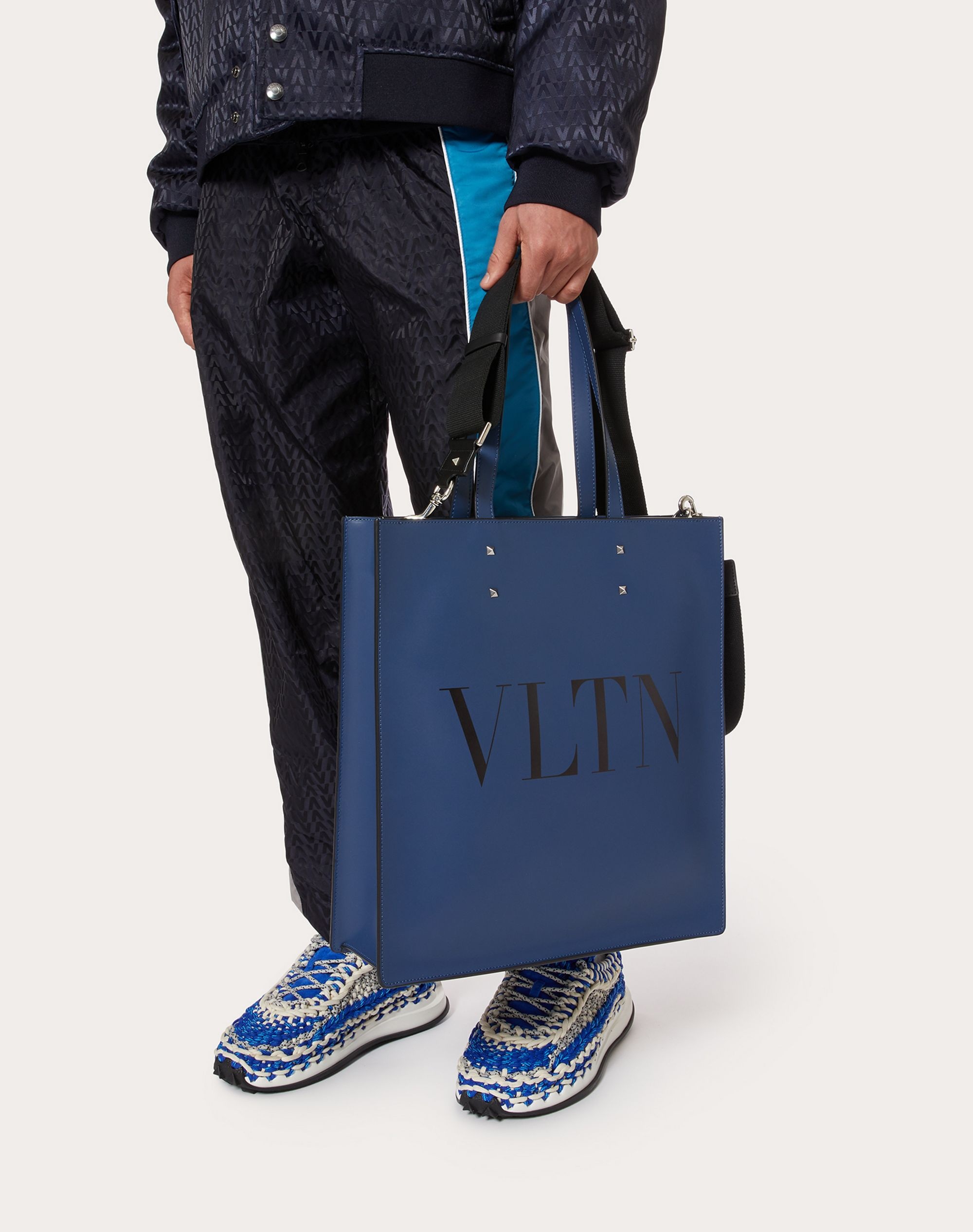 VLTN Leather Tote Bag - 6