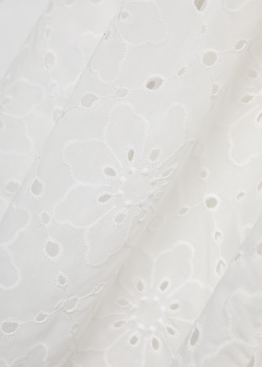 Reformation Katarin Broderie Anglaise Woven Midi Dress - 5